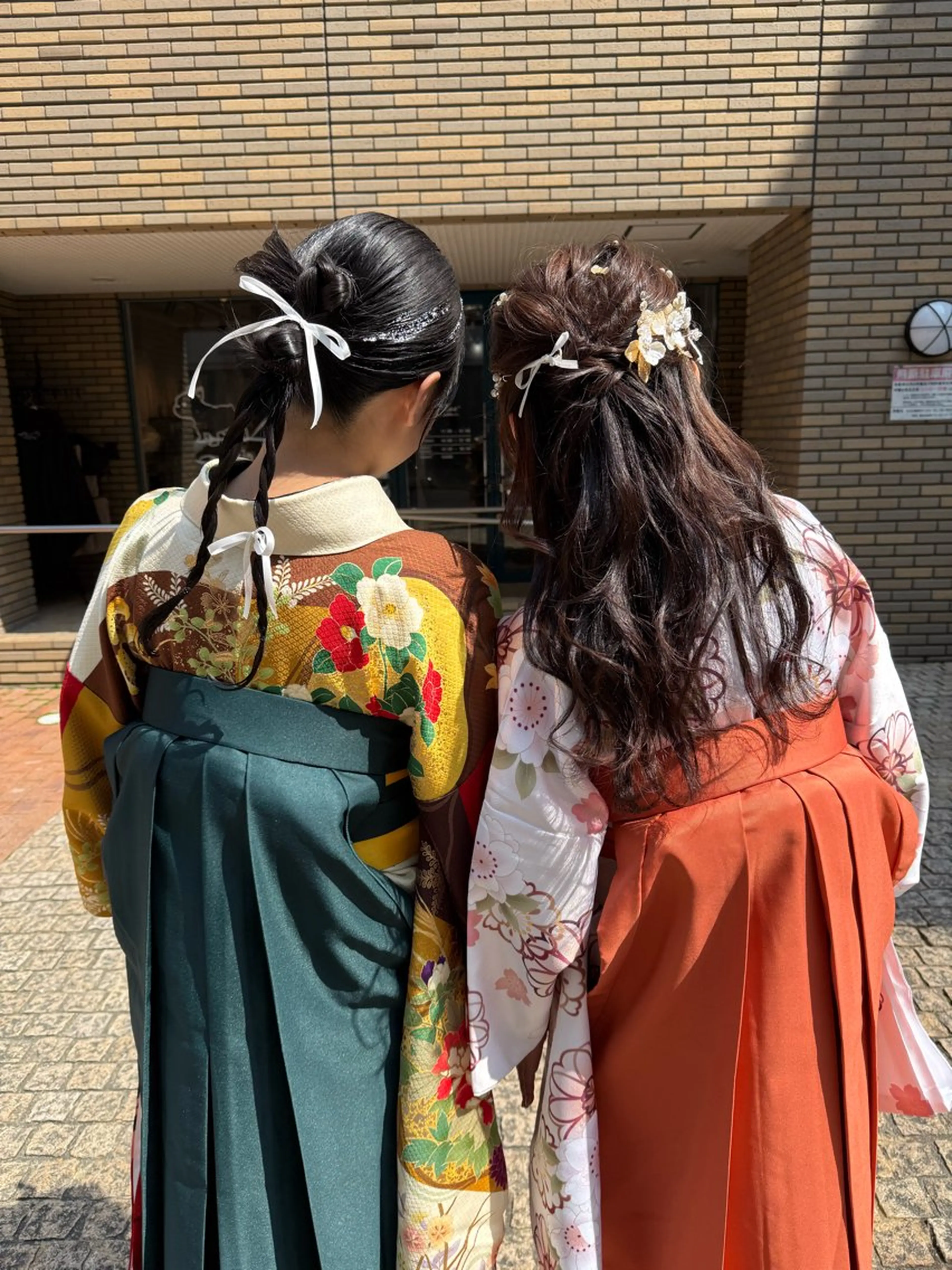 ヘアアレンジ ハーフアップ 着物ヘア 卒業式のヘアスタイル ヘアセット Noe所属・Noe' Akariのヘアスタイル