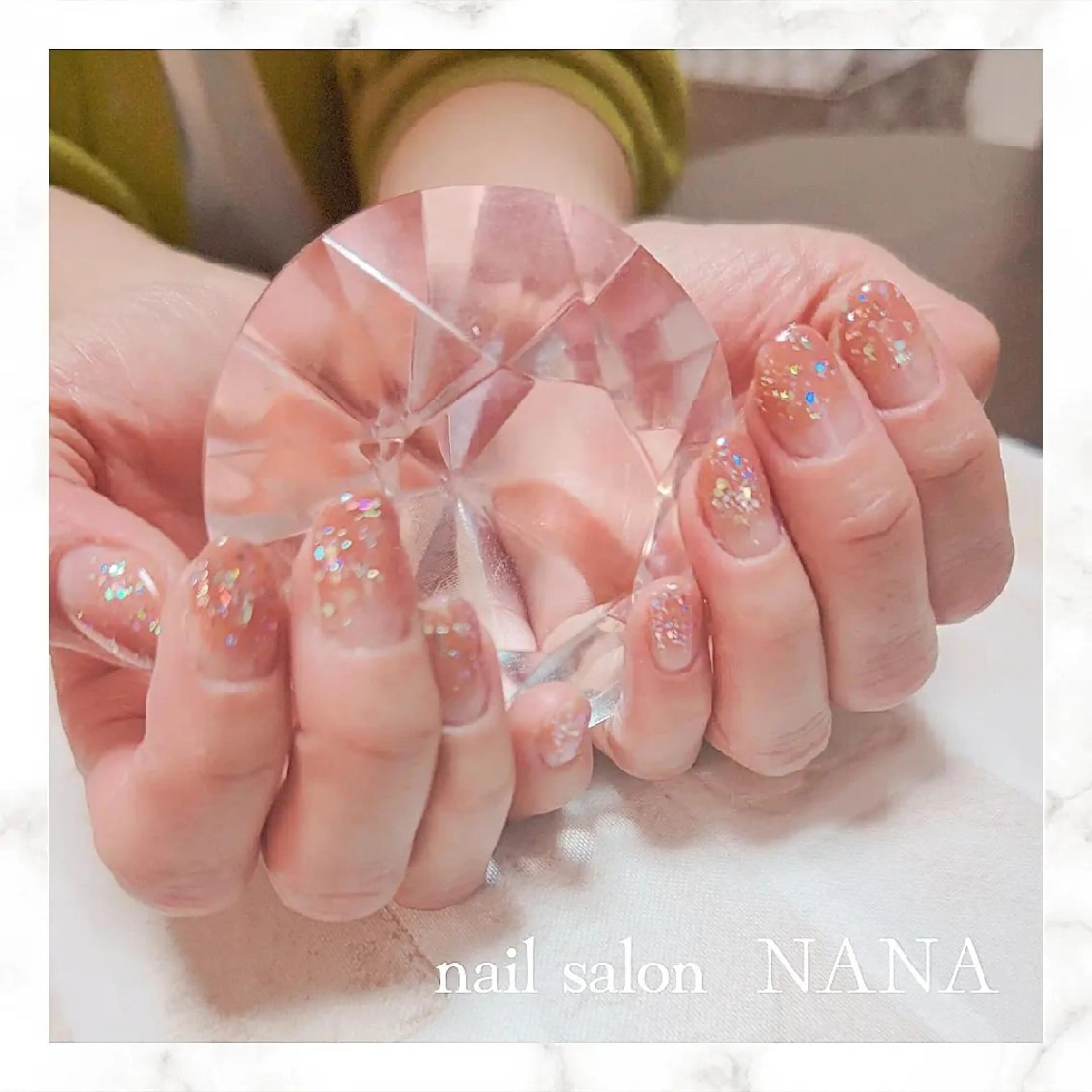ネイル キラキラネイル ハンドネイル nail salon  NANAのネイルデザイン