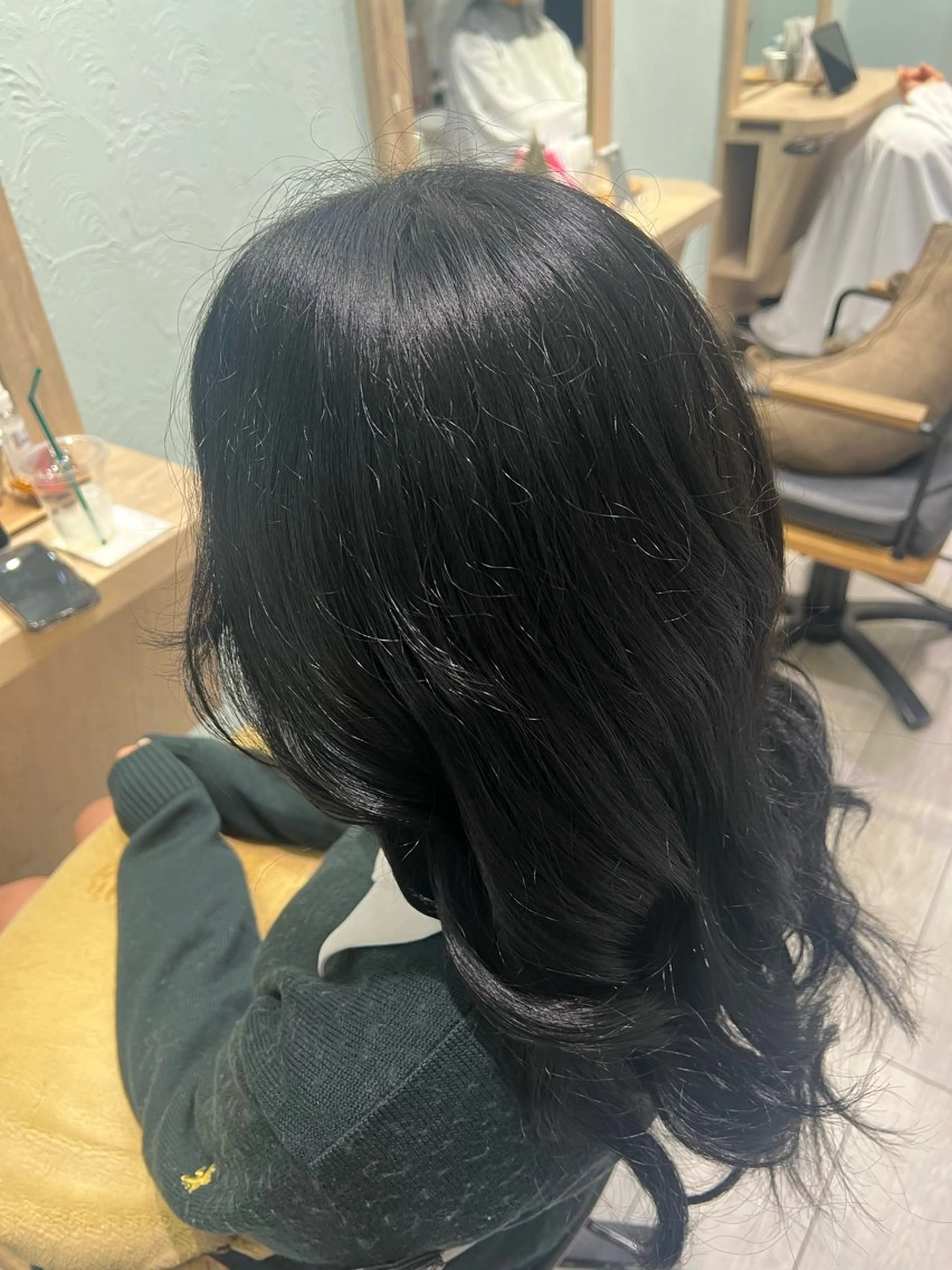 ロング ヘアカラー トリートメント 髪質改善カラー 🏖️クウト🏖️のヘアスタイル