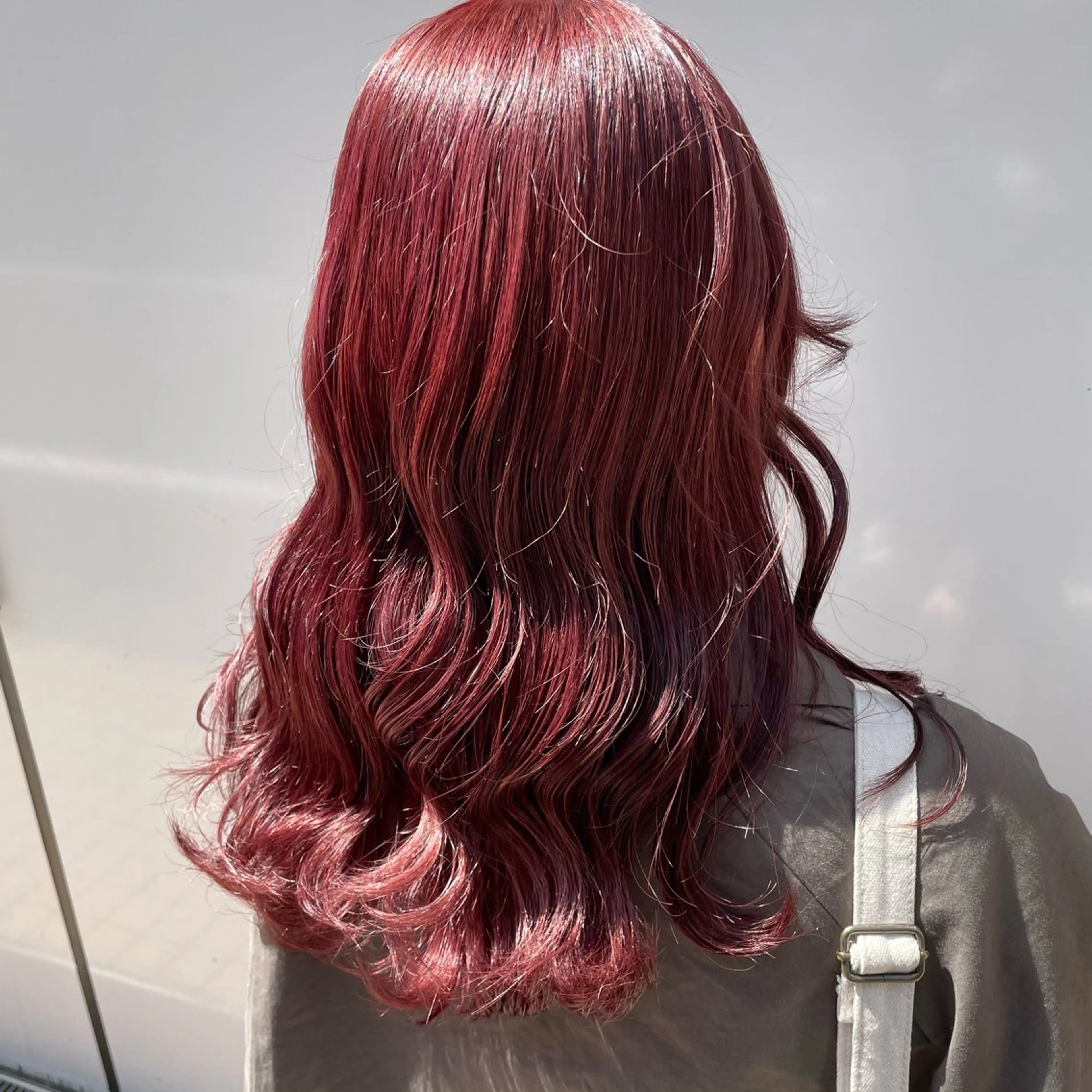 ロング カラー カット ヘアカラー 🍒ワイン系 ウルフカット🍒拓未のヘアスタイル