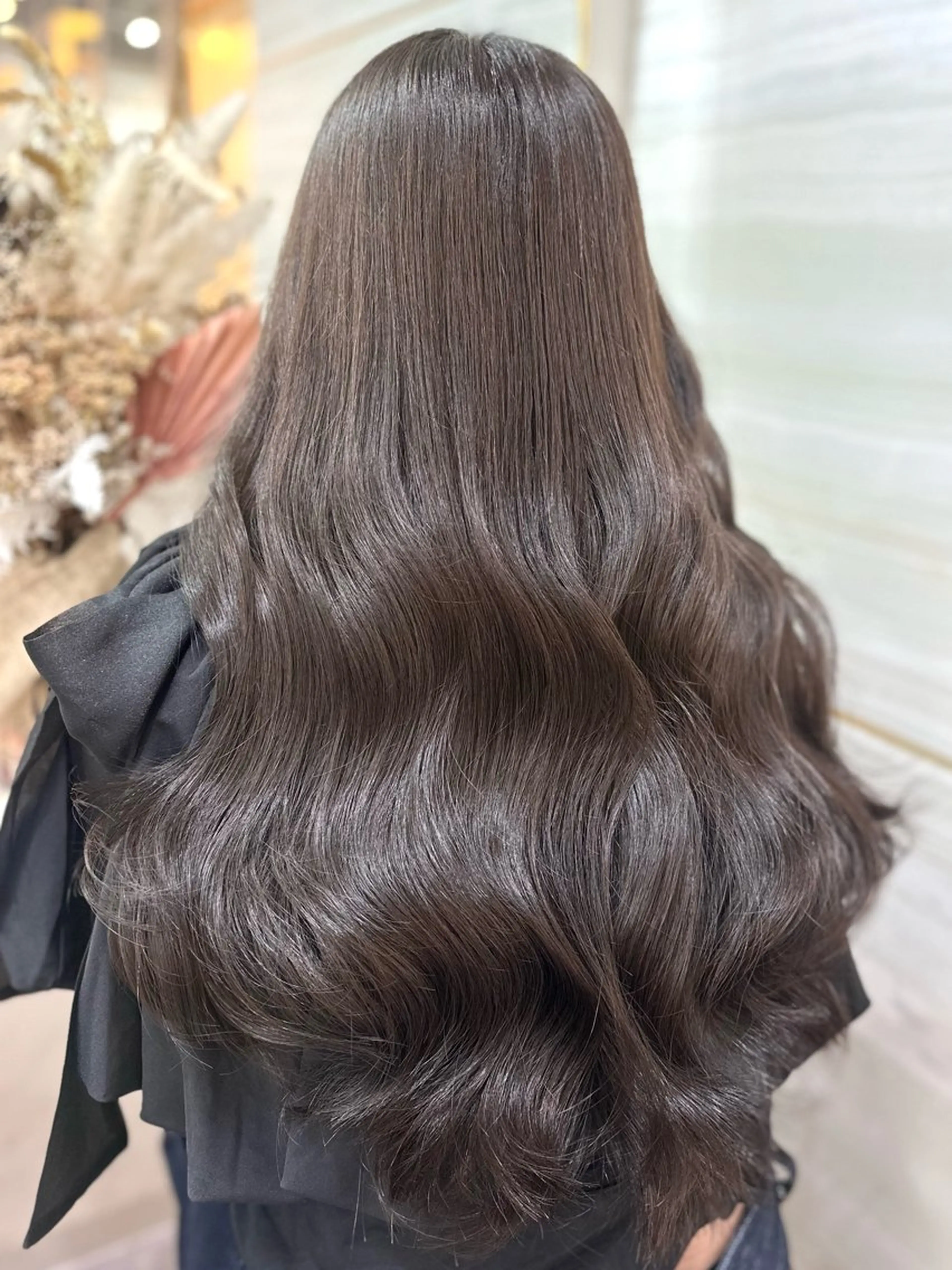 ロング カラー ベージュカラー ブリーチ ケアブリーチ ミルクティーベージュ ピンクカラー ヘアカラー 🦋高瀬寛菜🦋 韓国/ブリーチのヘアスタイル