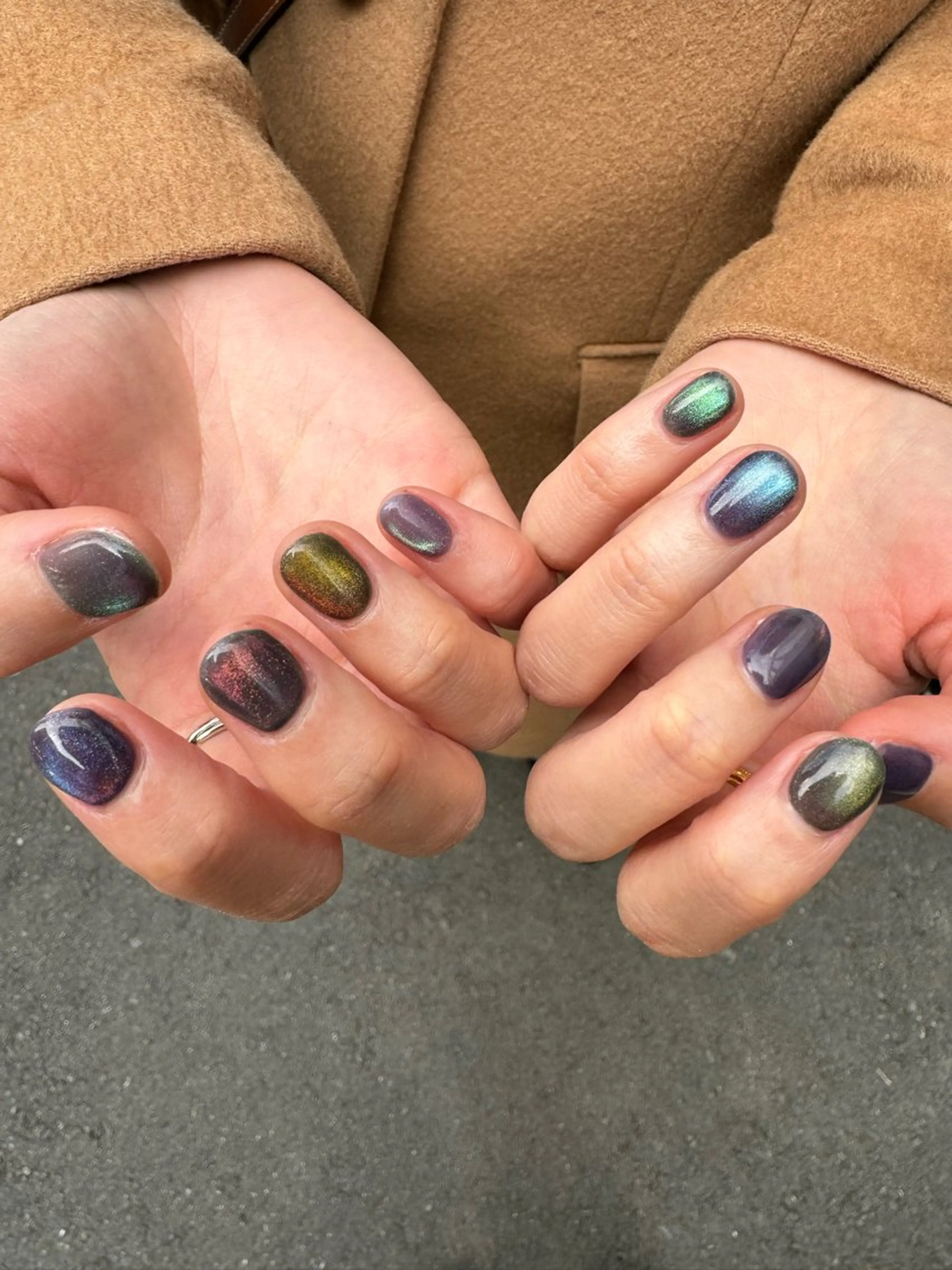 ネイル マグネットネイル ハンドネイル MH_ Nailのネイルデザイン