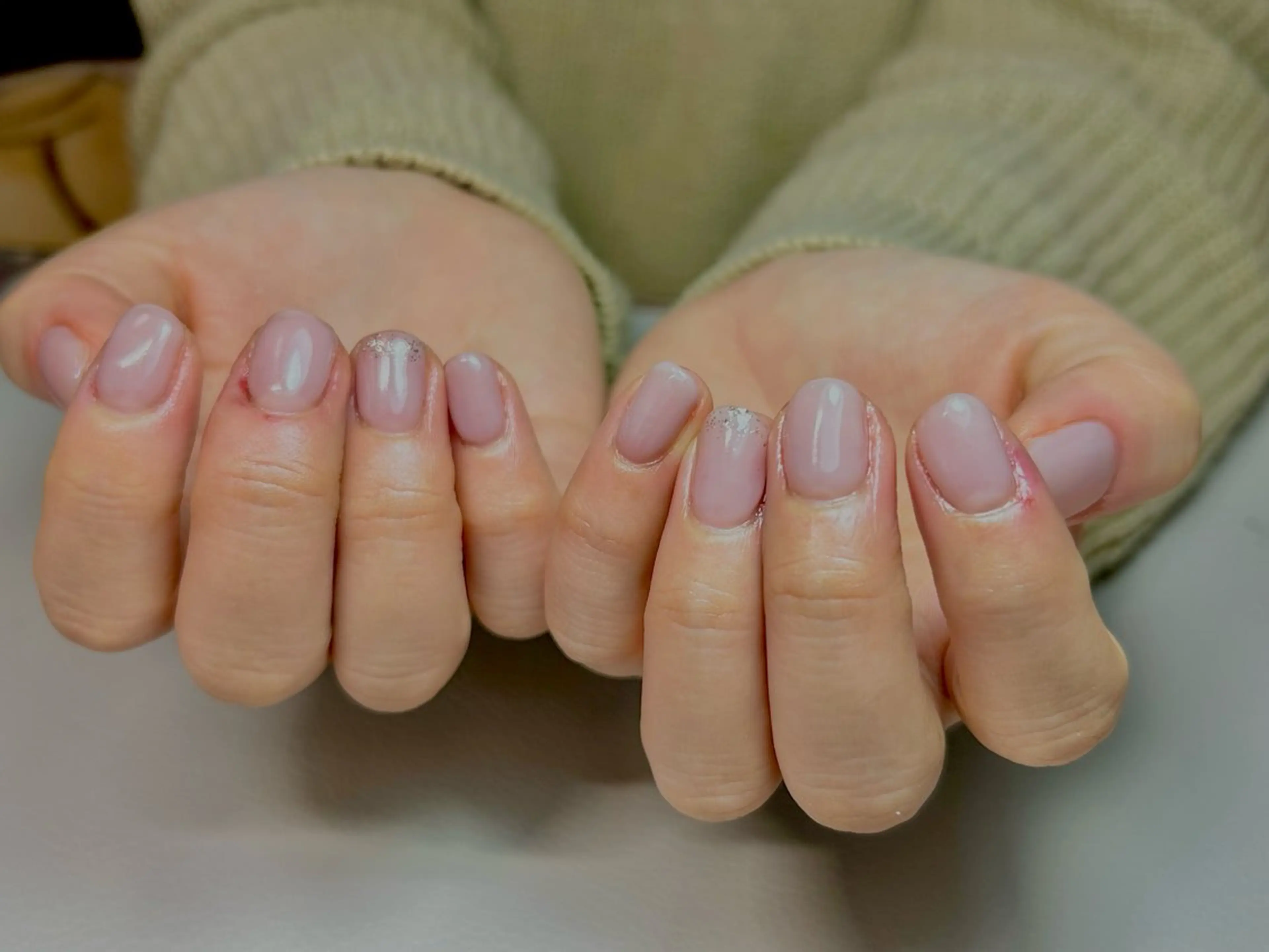 ネイル ワンカラーネイル amo_nail 岡山市南区自宅ネイルのネイルデザイン