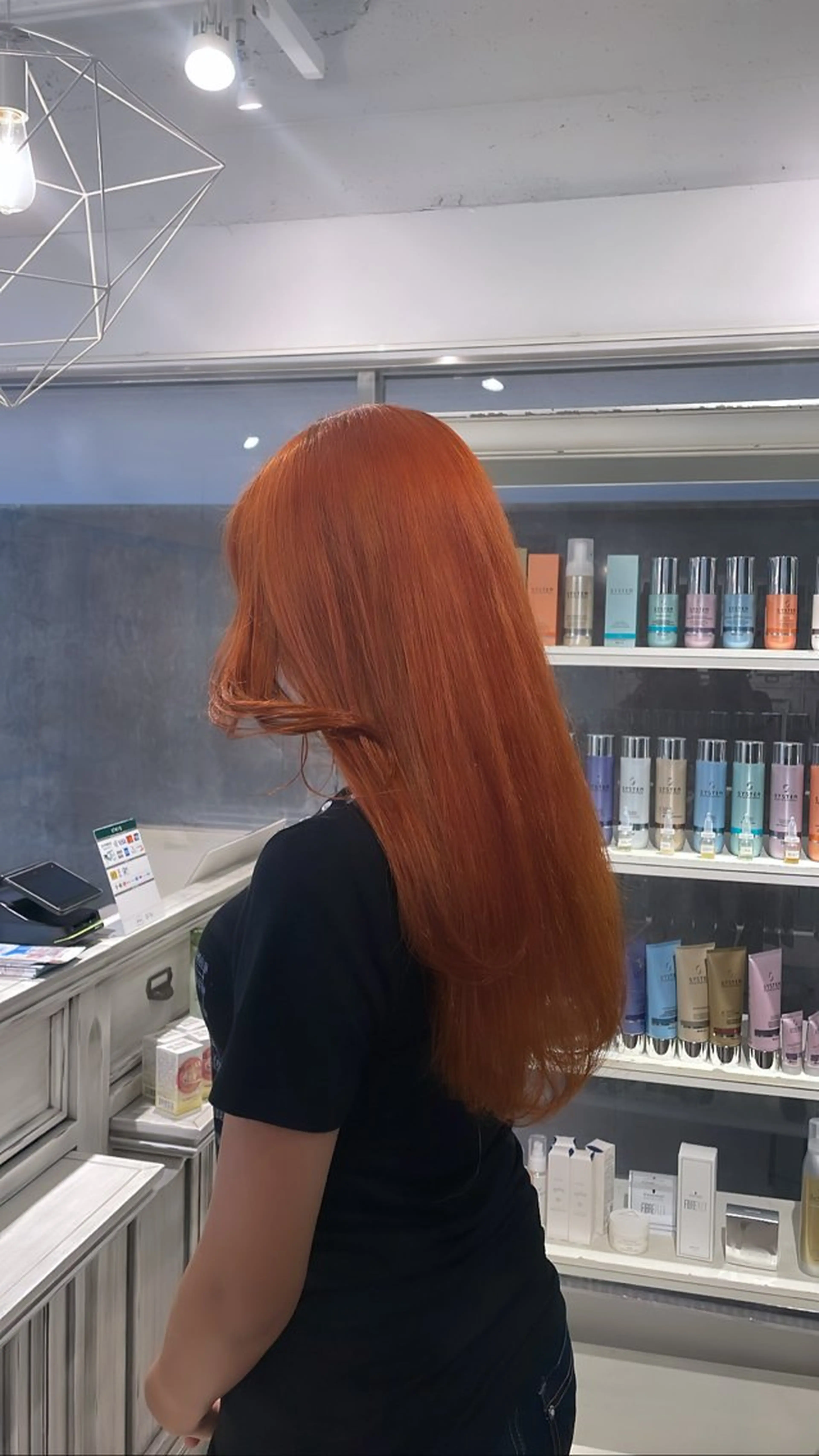 ロング カラー オレンジ CreBiA🎀 ayaのマツエク・マツパデザイン