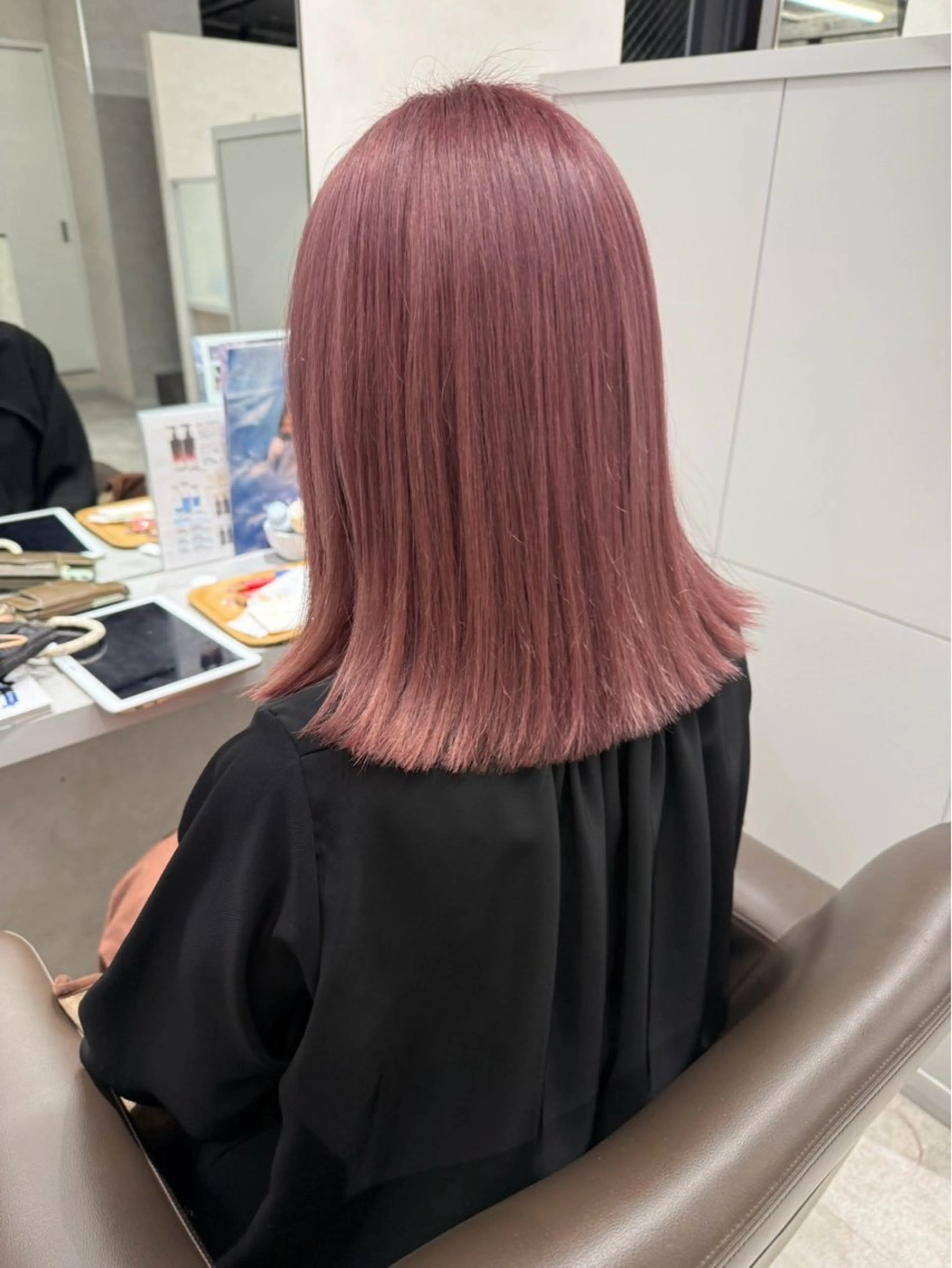 ミディアム 明松 功喜のヘアスタイル