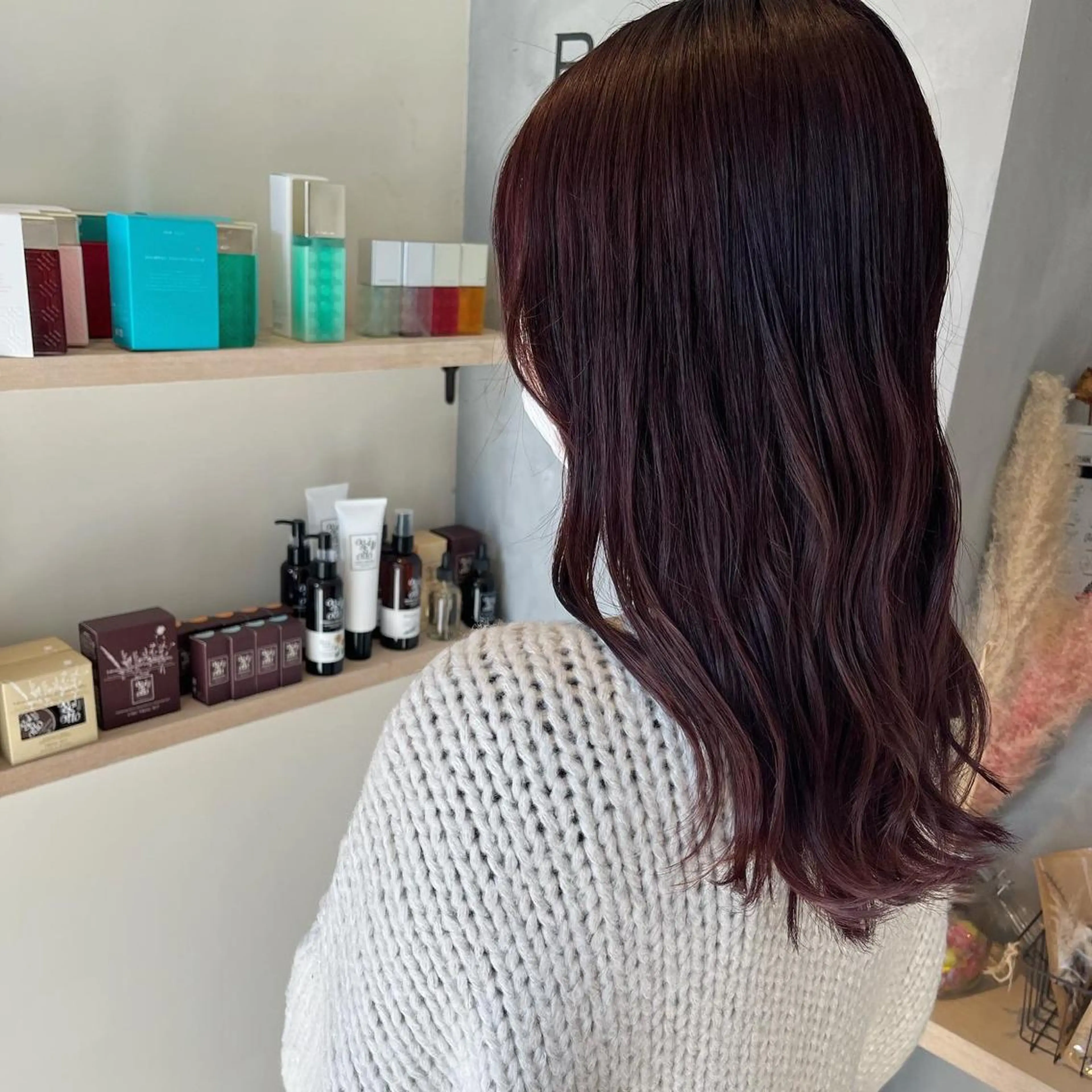 セミロング ヘアカラー mai ROCCOのヘアスタイル