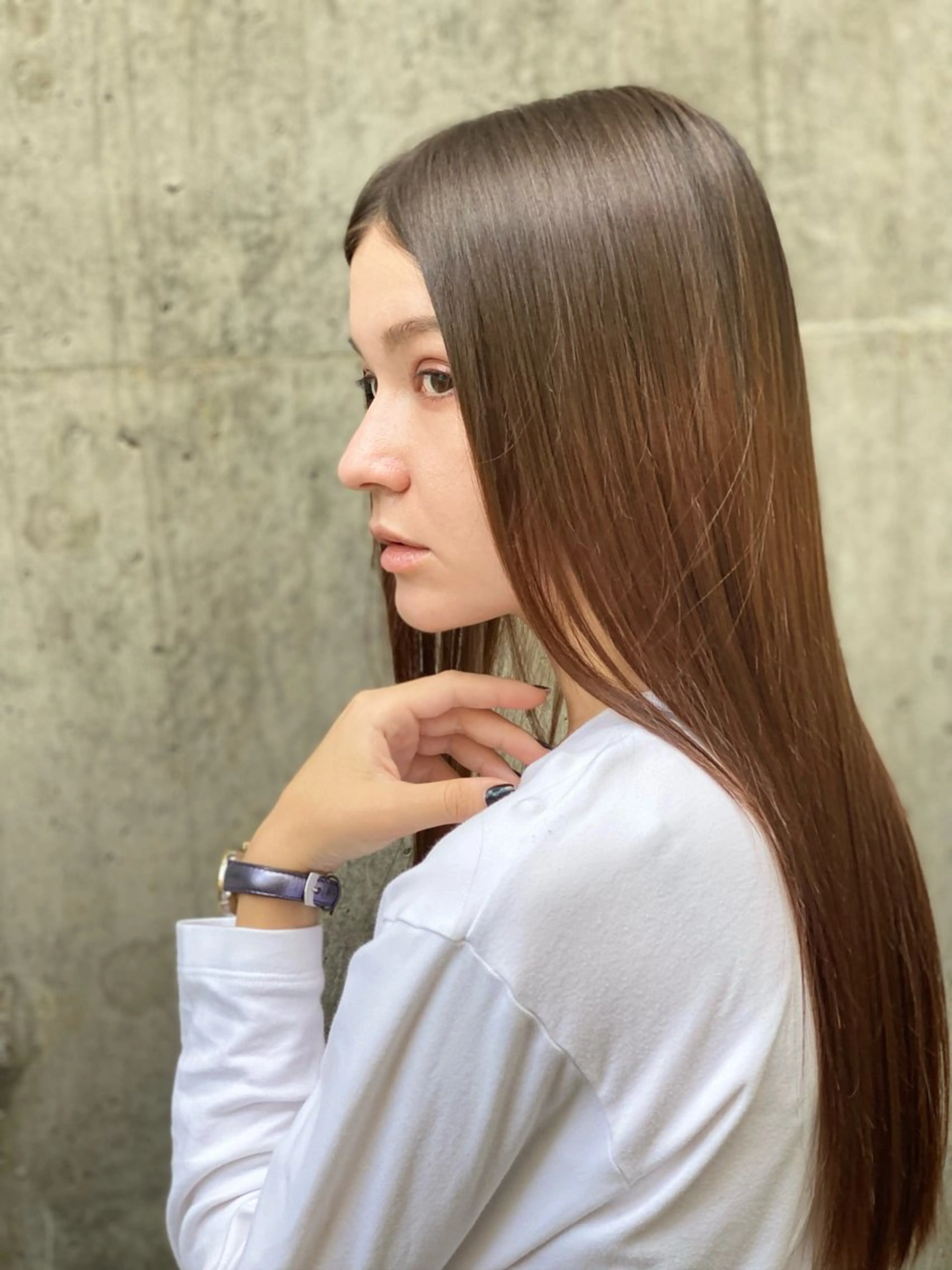 ロング カラー カット ヘアカラー トリートメント ICON所属・艶美髪マスター 店長✂︎YUKKEのヘアスタイル
