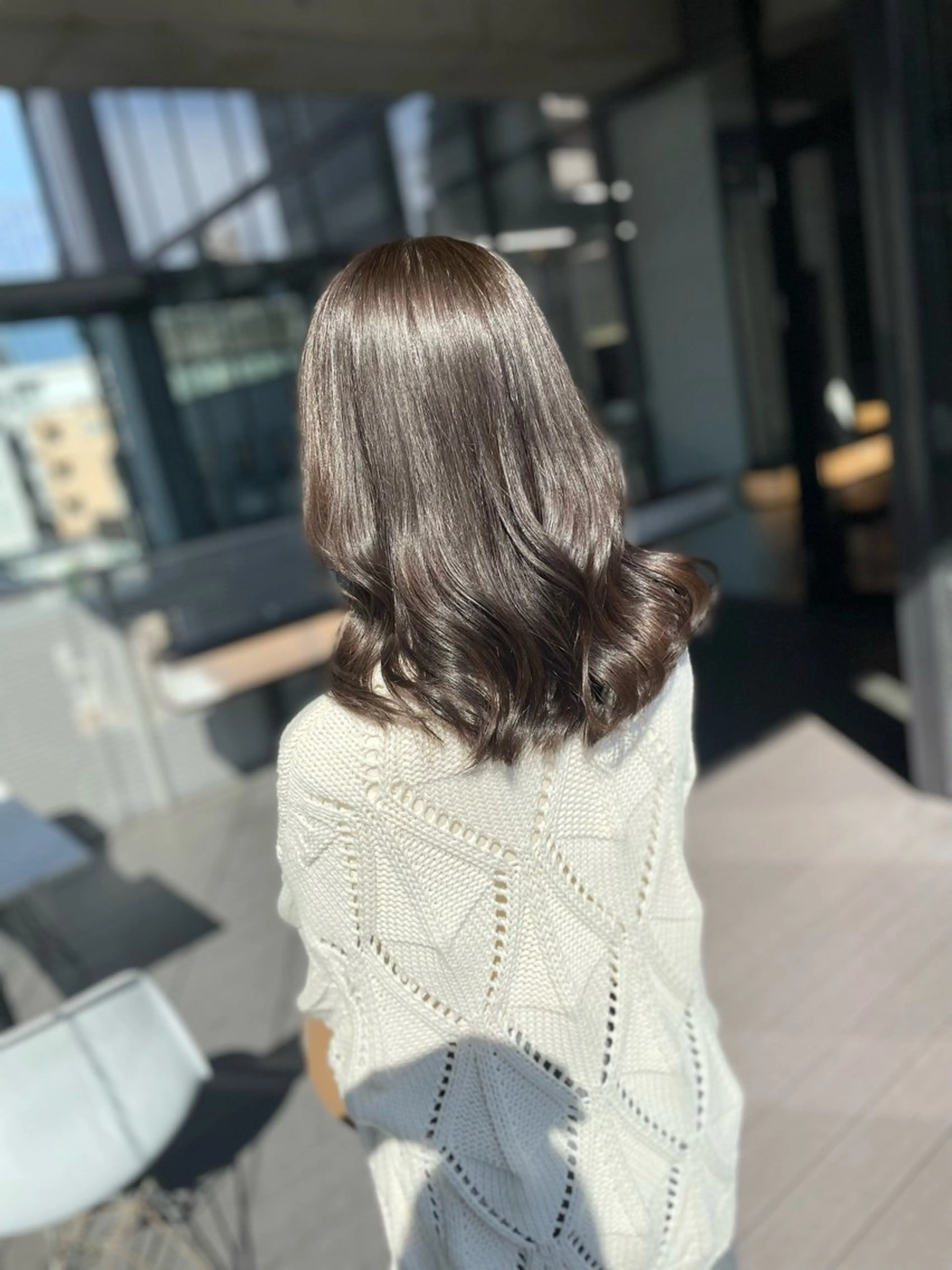 ミディアム カラー くせ毛 髪質改善 カット ヘアカラー トリートメント ヘアセット BOOTH share saron所属・今井 勝也のヘアスタイル