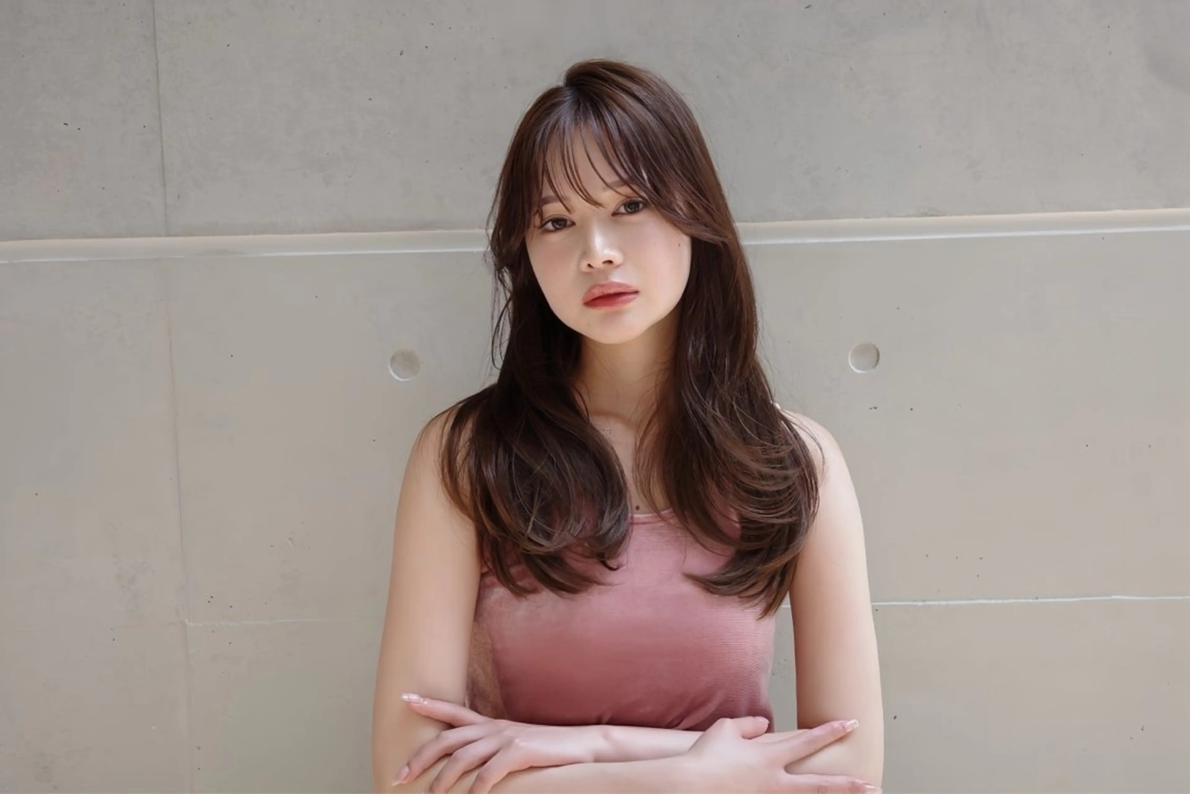 ロング 髪質改善 レイヤーカット カット ヘアカラー 縮毛矯正 トリートメント sia所属・巻ける縮毛矯正🪞 髪質改善特化谷名勇輝のヘアスタイル