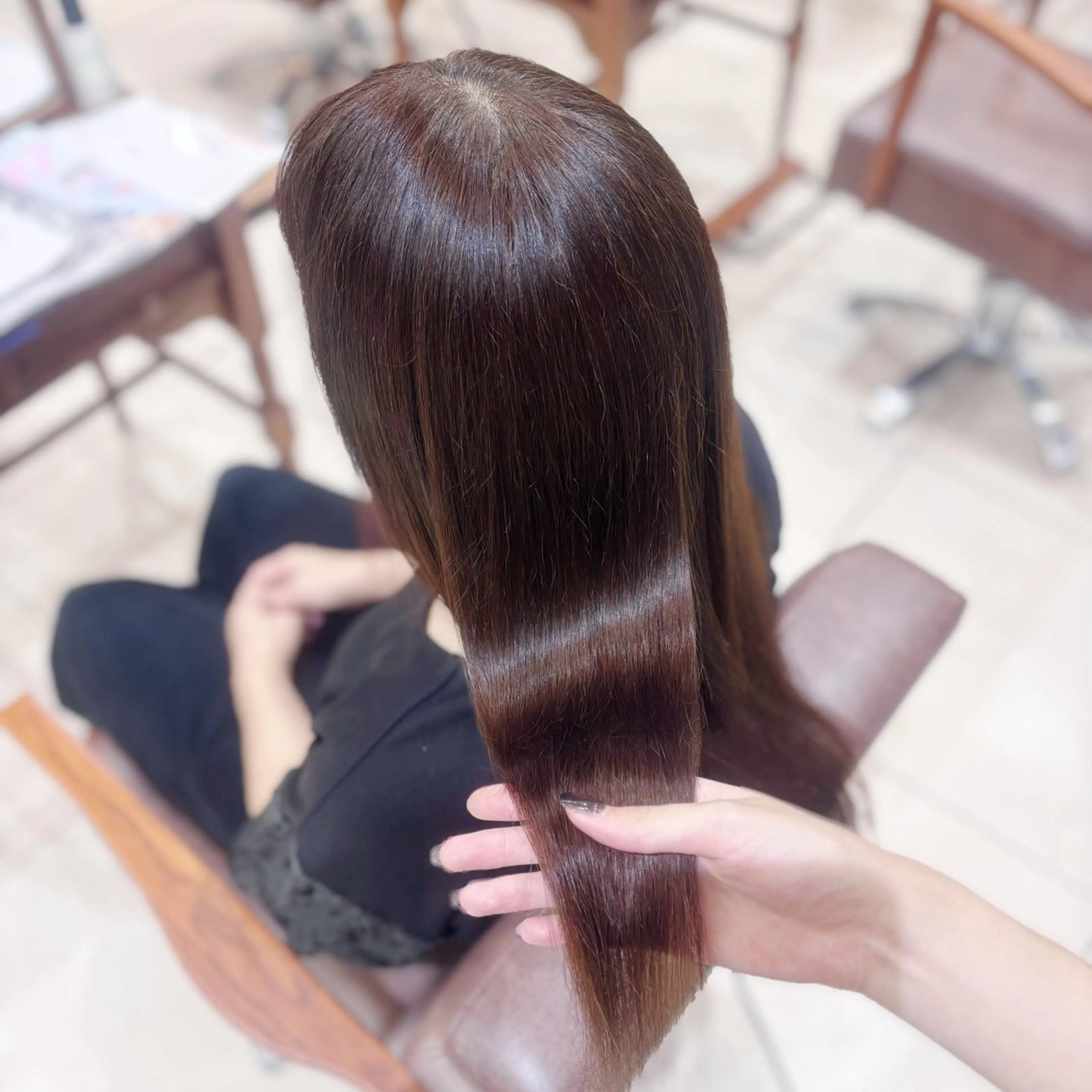 セミロング メンズ 髪質改善 トリートメント トリートメント 透明感カラー🫧_ mahiru🦋のマツエク・マツパデザイン