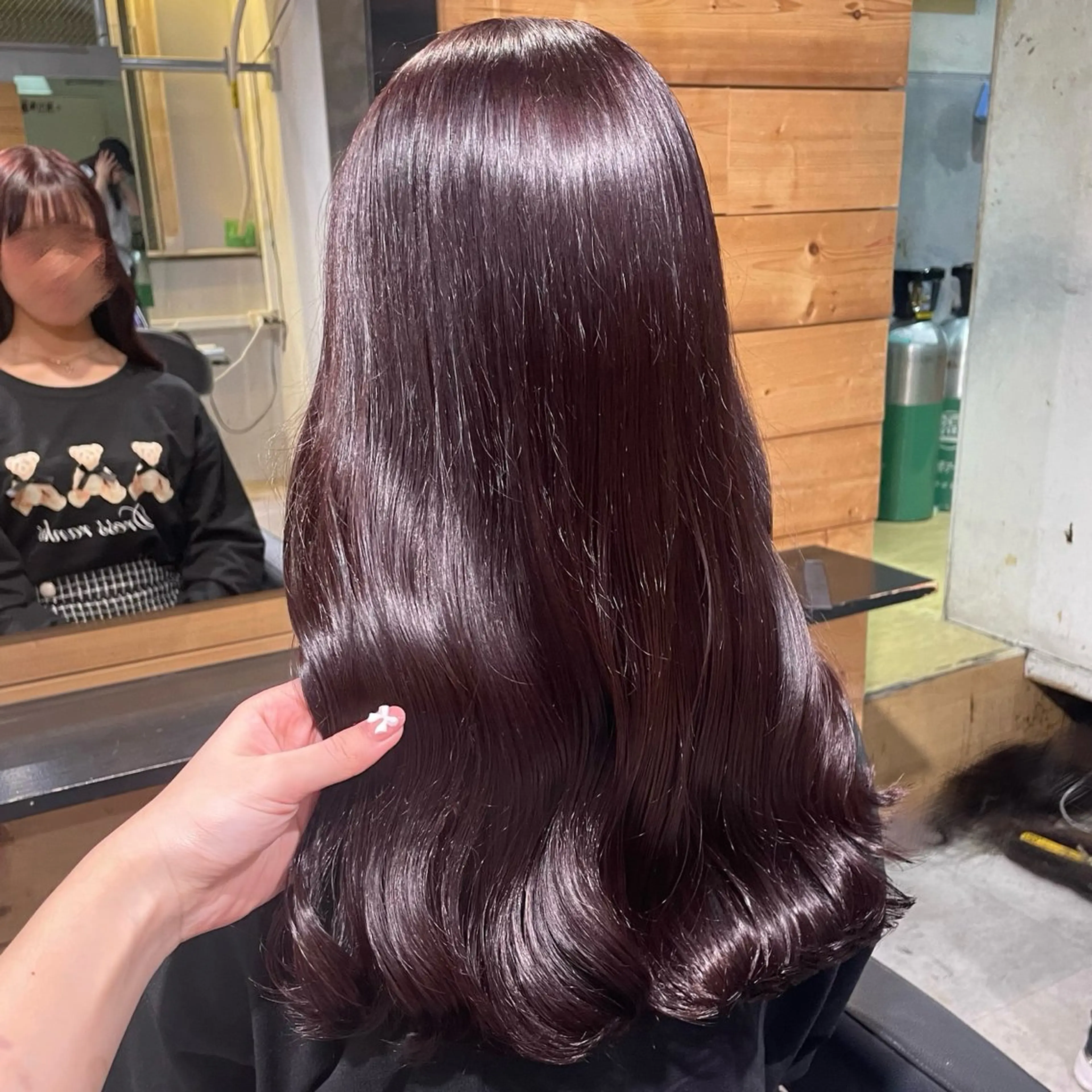 ロング ヘアカラー 盛れる暖色🎀ガーリ ーヘア🎀きっかのヘアスタイル