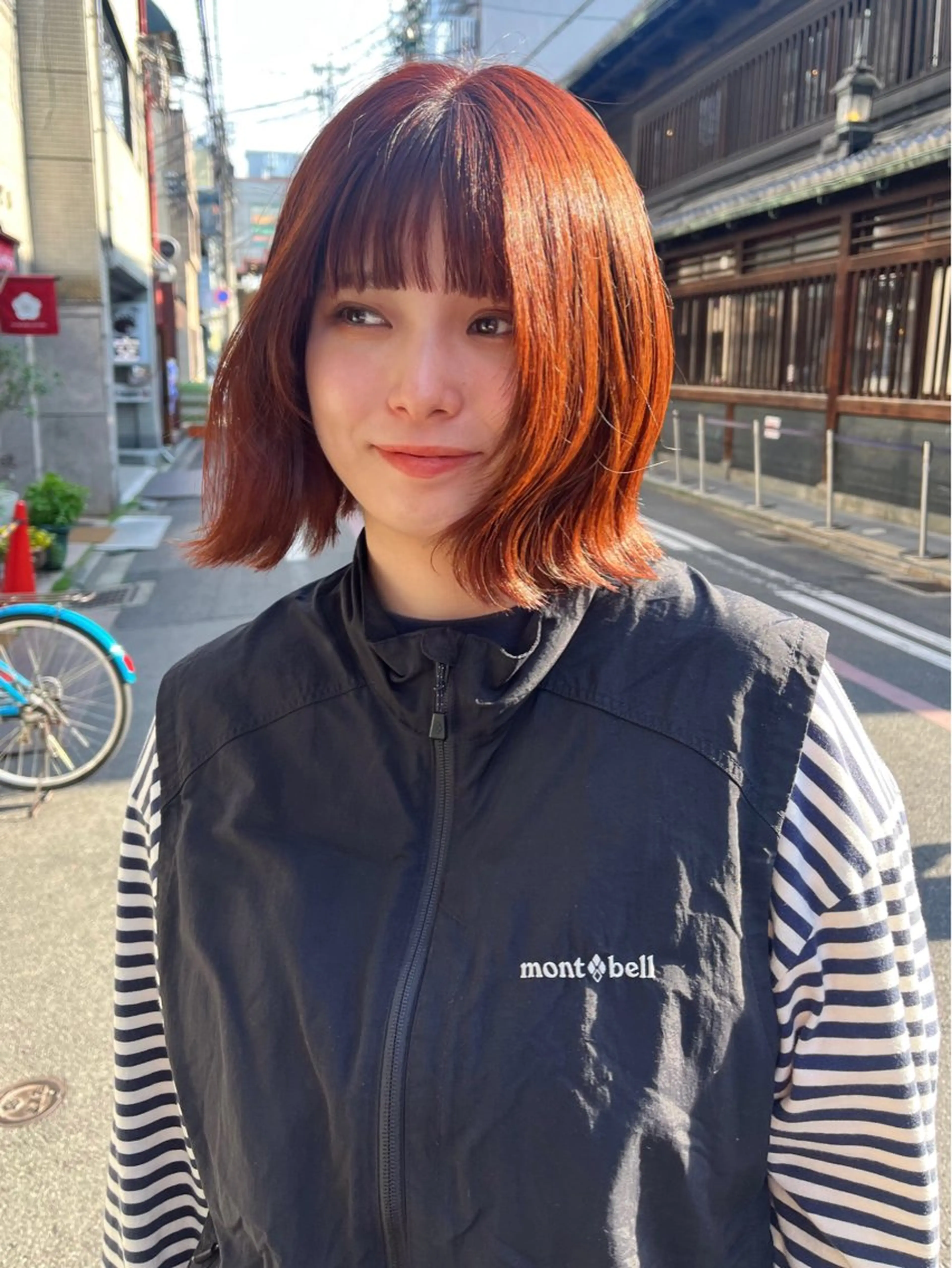 ショート カット ヘアカラー レイヤー/暖色/ 髪質改善/永礼芳果のヘアスタイル