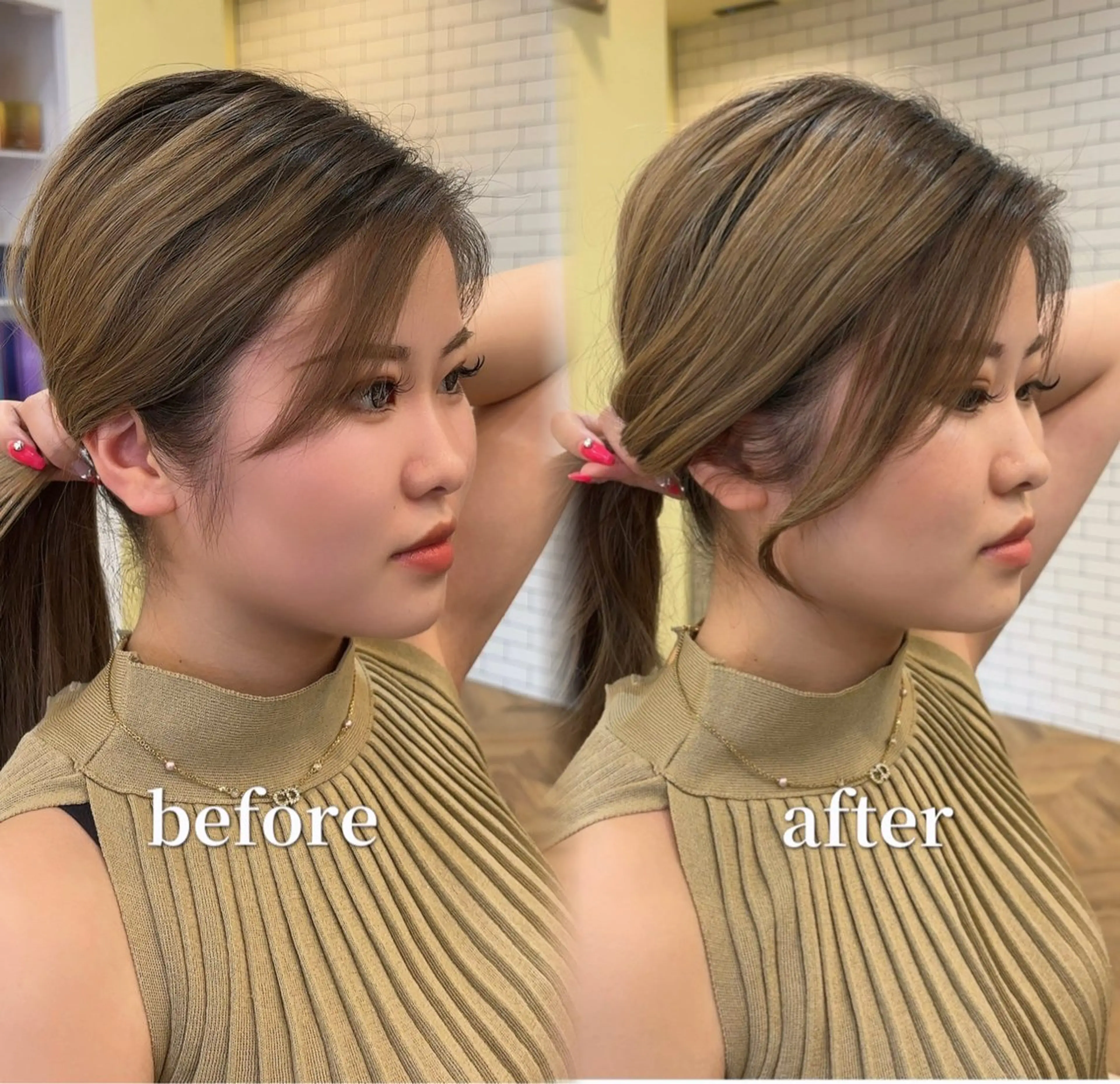 ロング 村上 乃綾のヘアスタイル