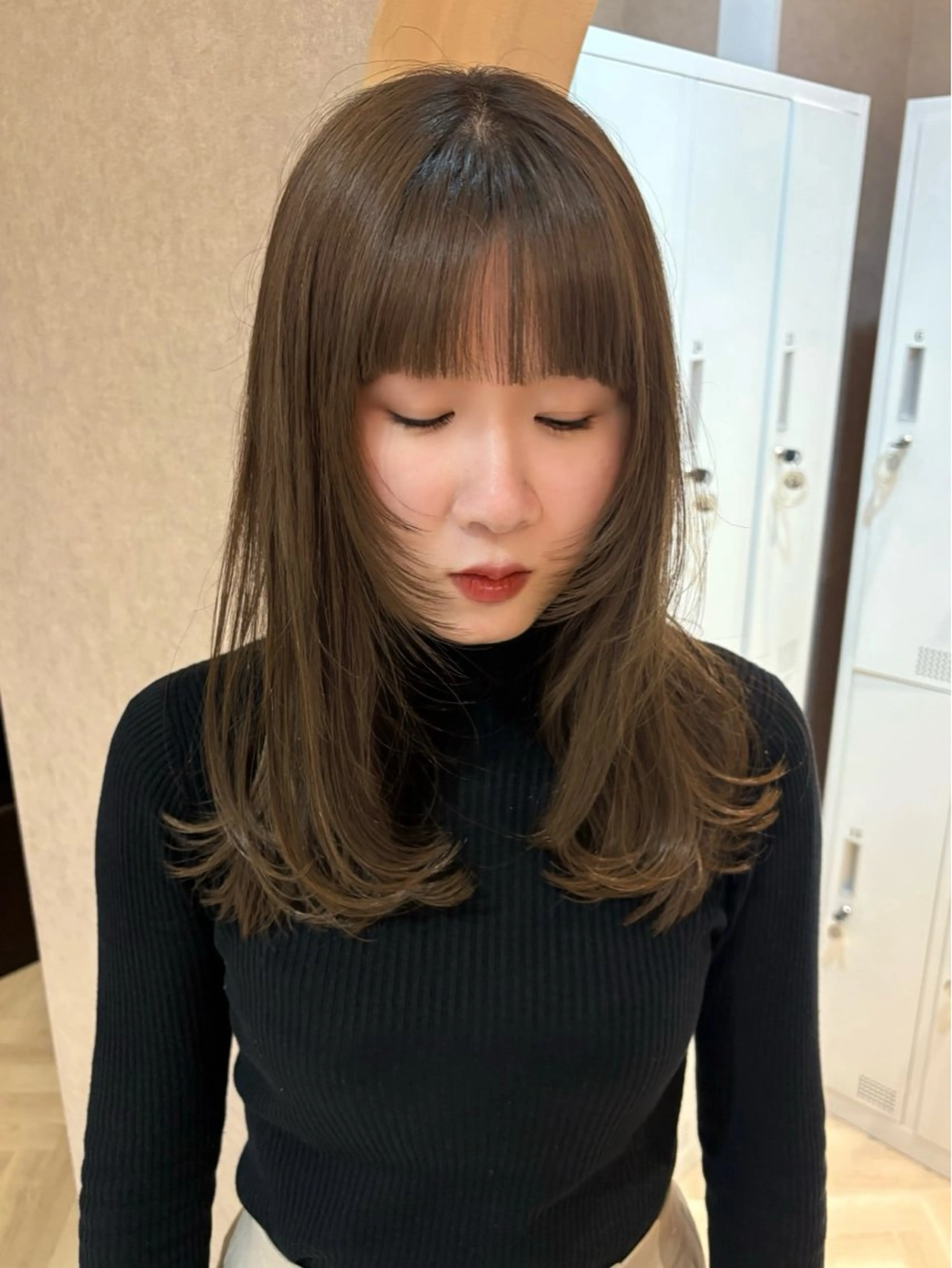 ロング 似合わせ/透明感 /レイヤー/りほ🤍のヘアスタイル