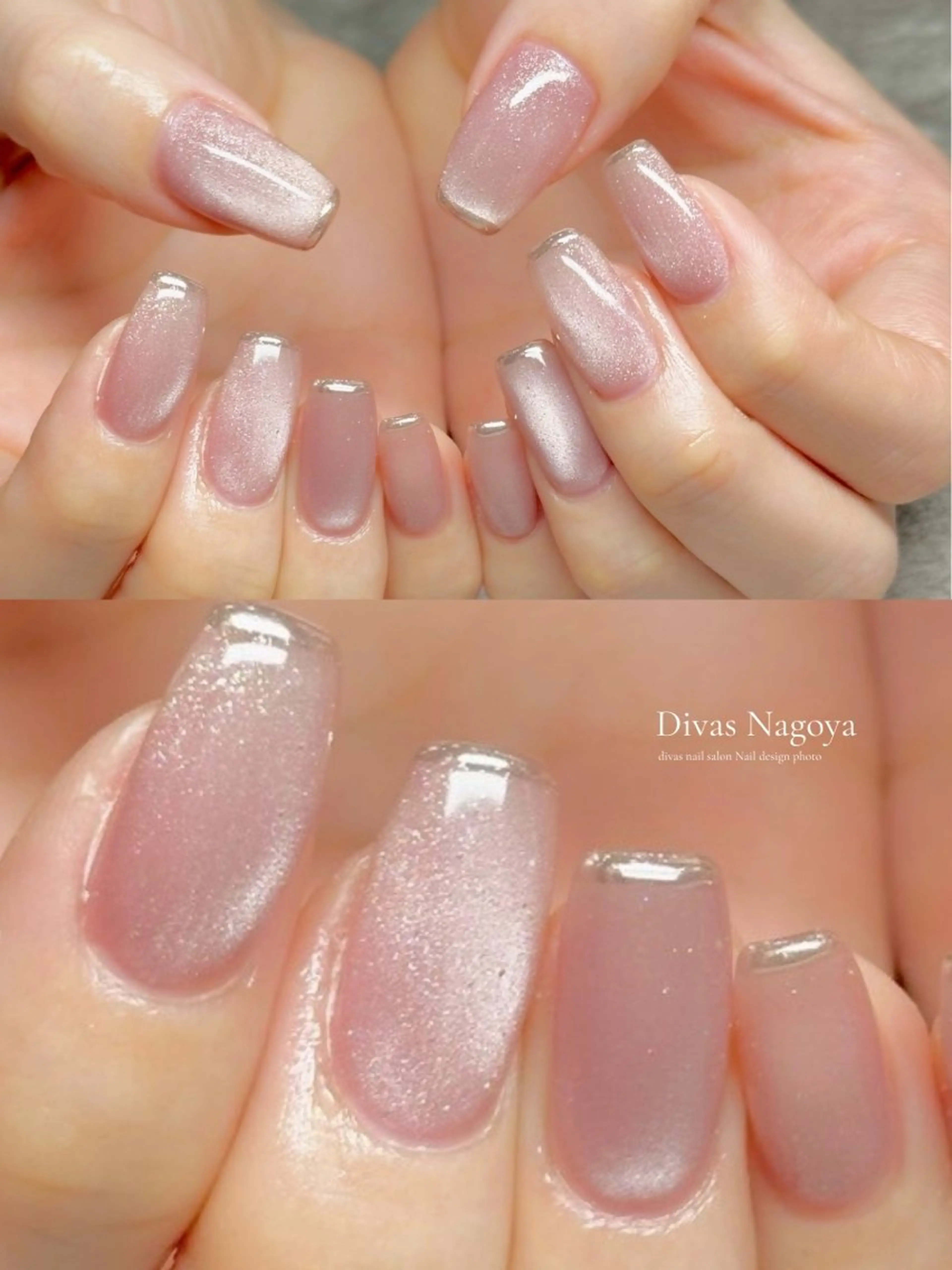 ネイル アートネイル 韓国ネイル マットネイル ミラーネイル ニュアンスネイル 🎀 Divas _Nagoyaのネイルデザイン