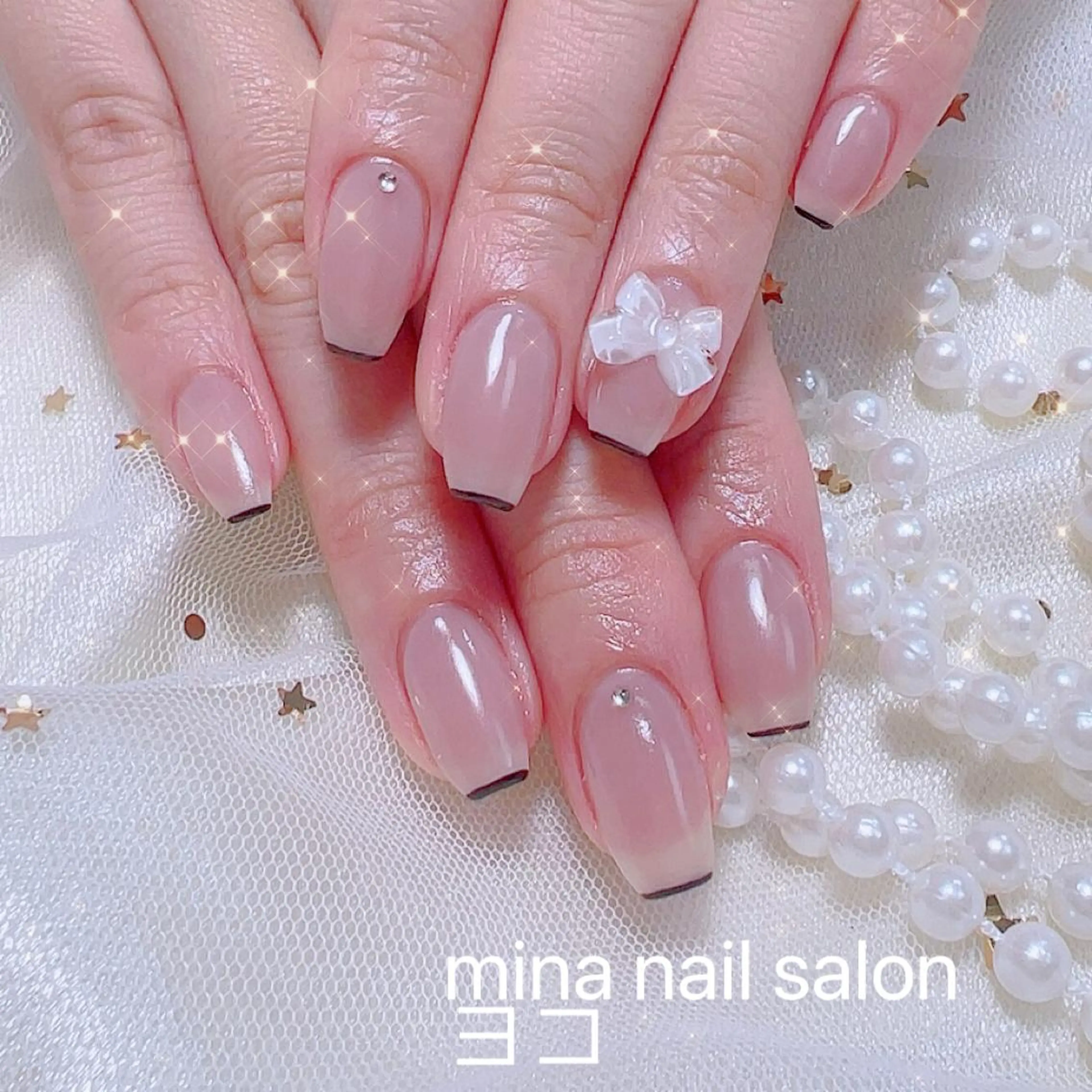 ネイル Mina🧸 韓国風ネイル🎀のネイルデザイン