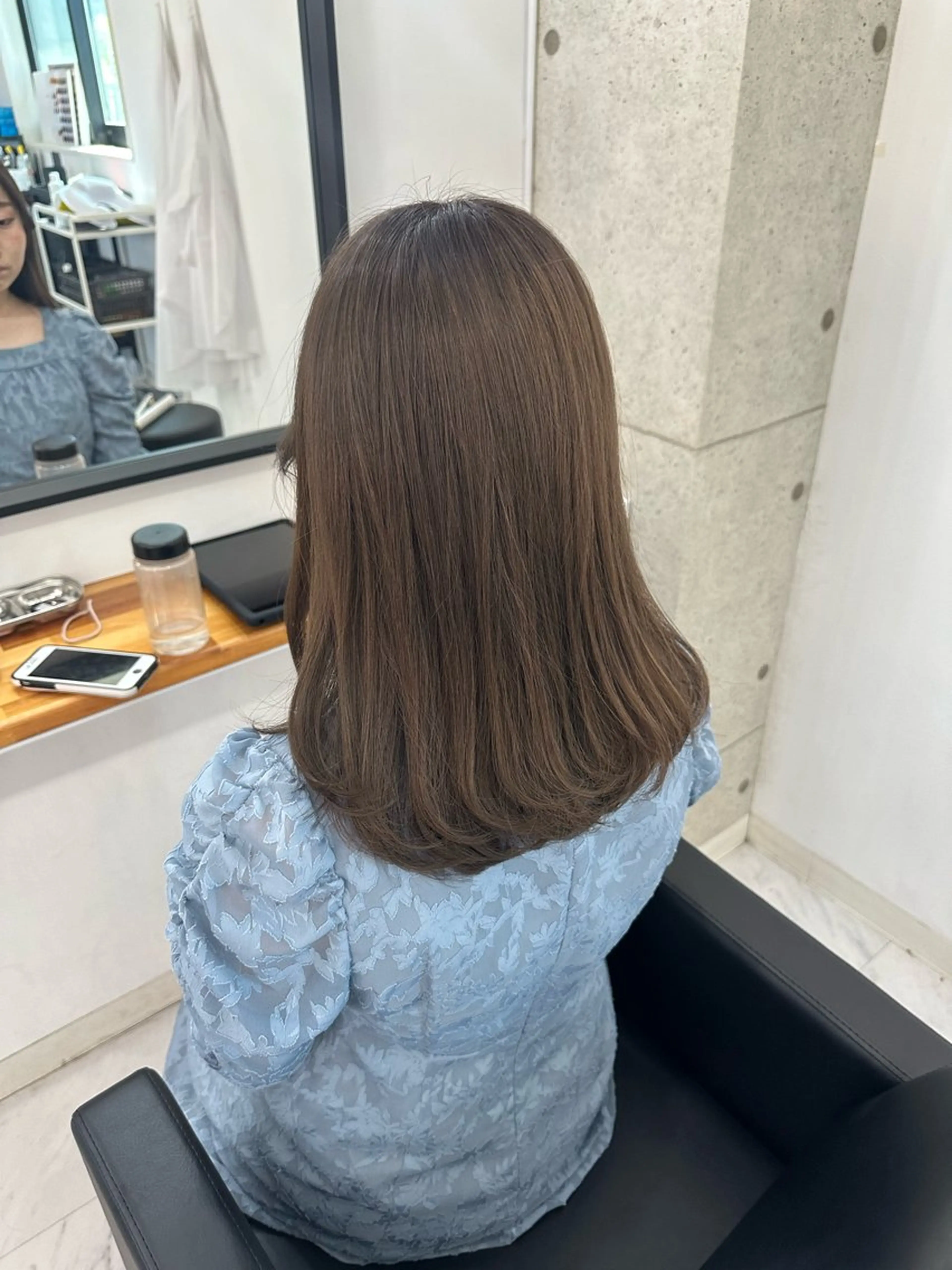 ロング カラー ヘアカラー トリートメント GiseL宗像 HiROEのヘアスタイル