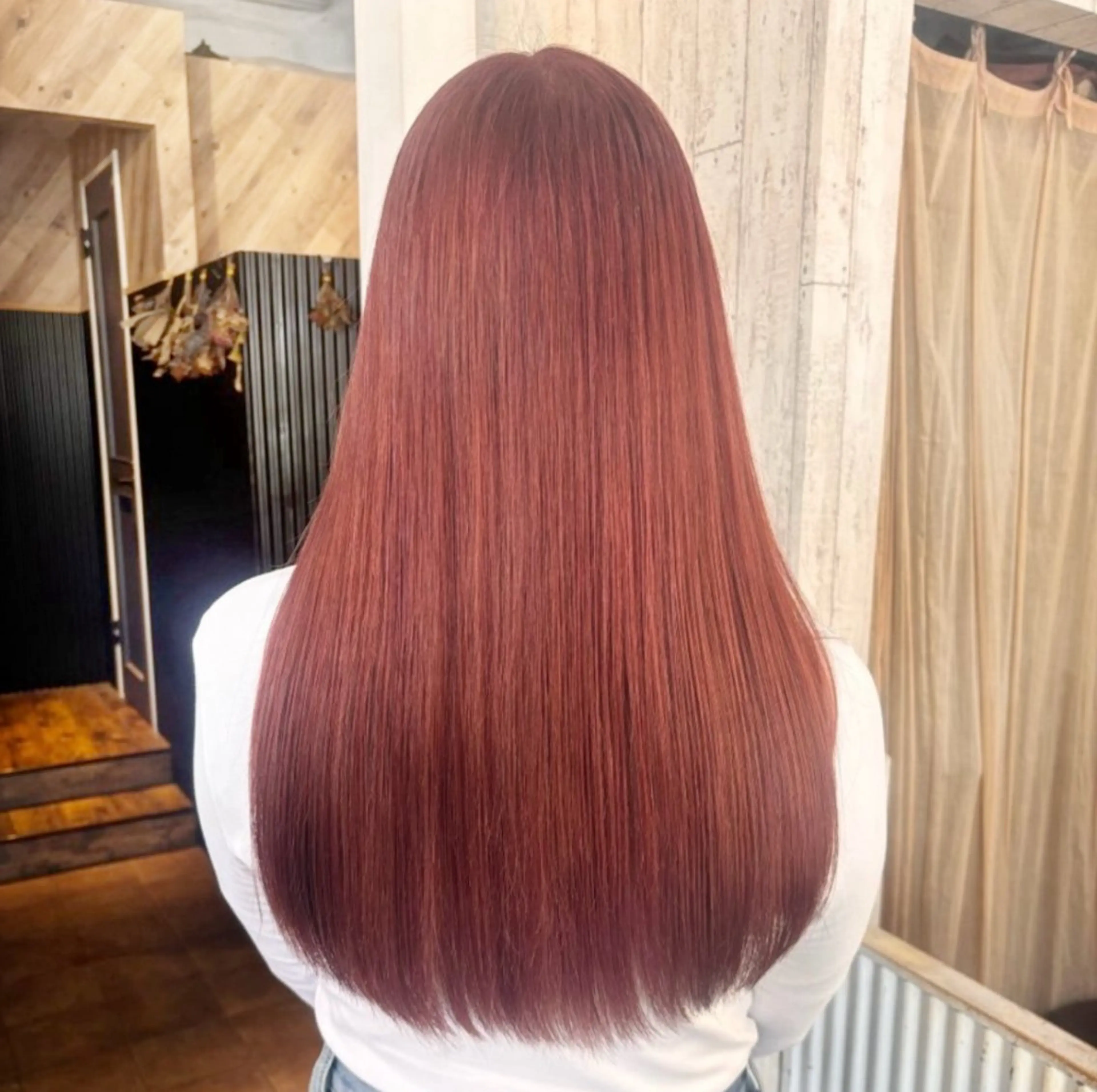 ロング ヘアカラー トリートメント ブリーチなし透明感 カラー✳︎ayaneのヘアスタイル