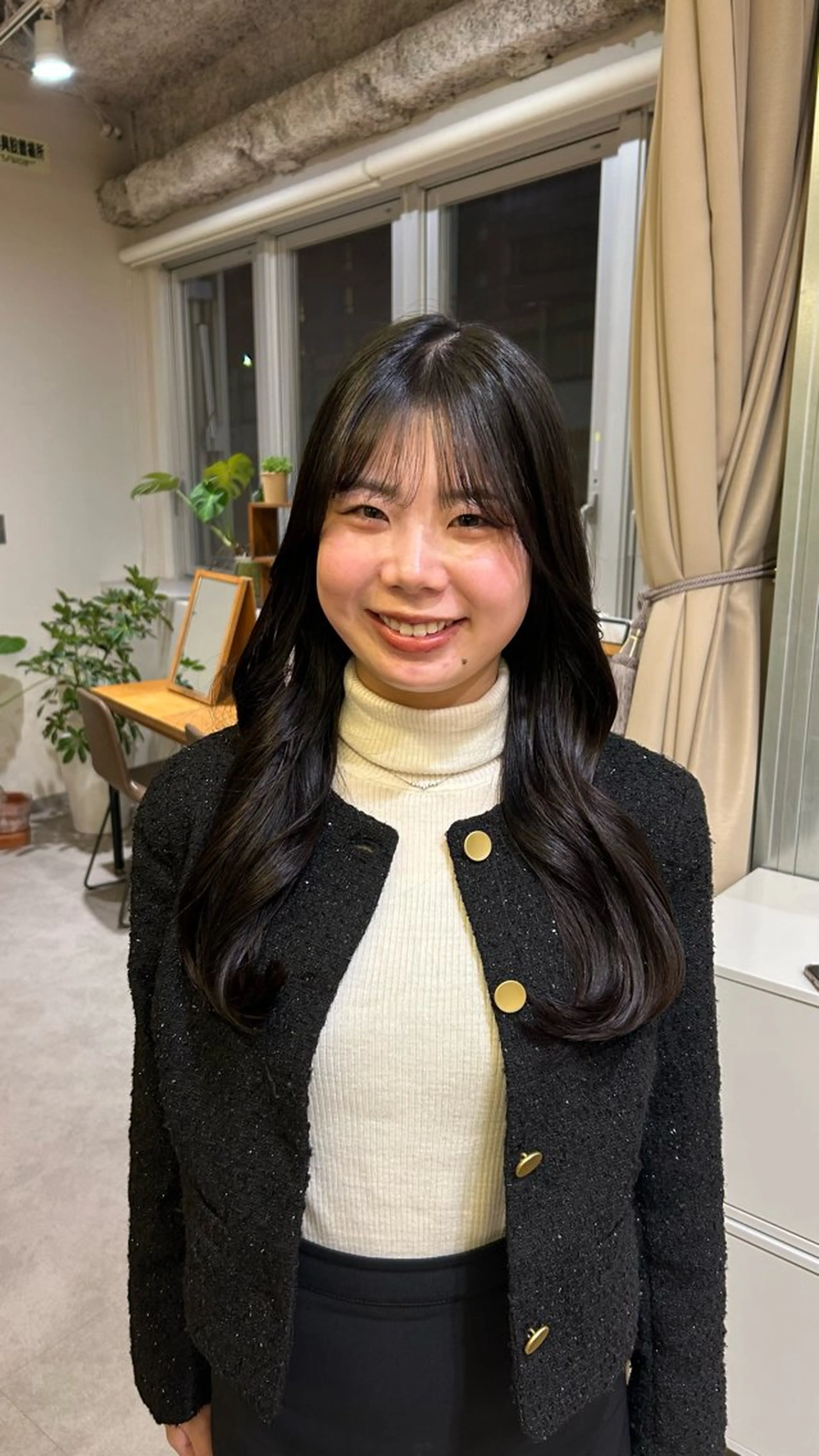 セミロング レイヤーカット MASHU chayamachi店所属・【梅田美容室】 似合わせカット サヤのヘアスタイル