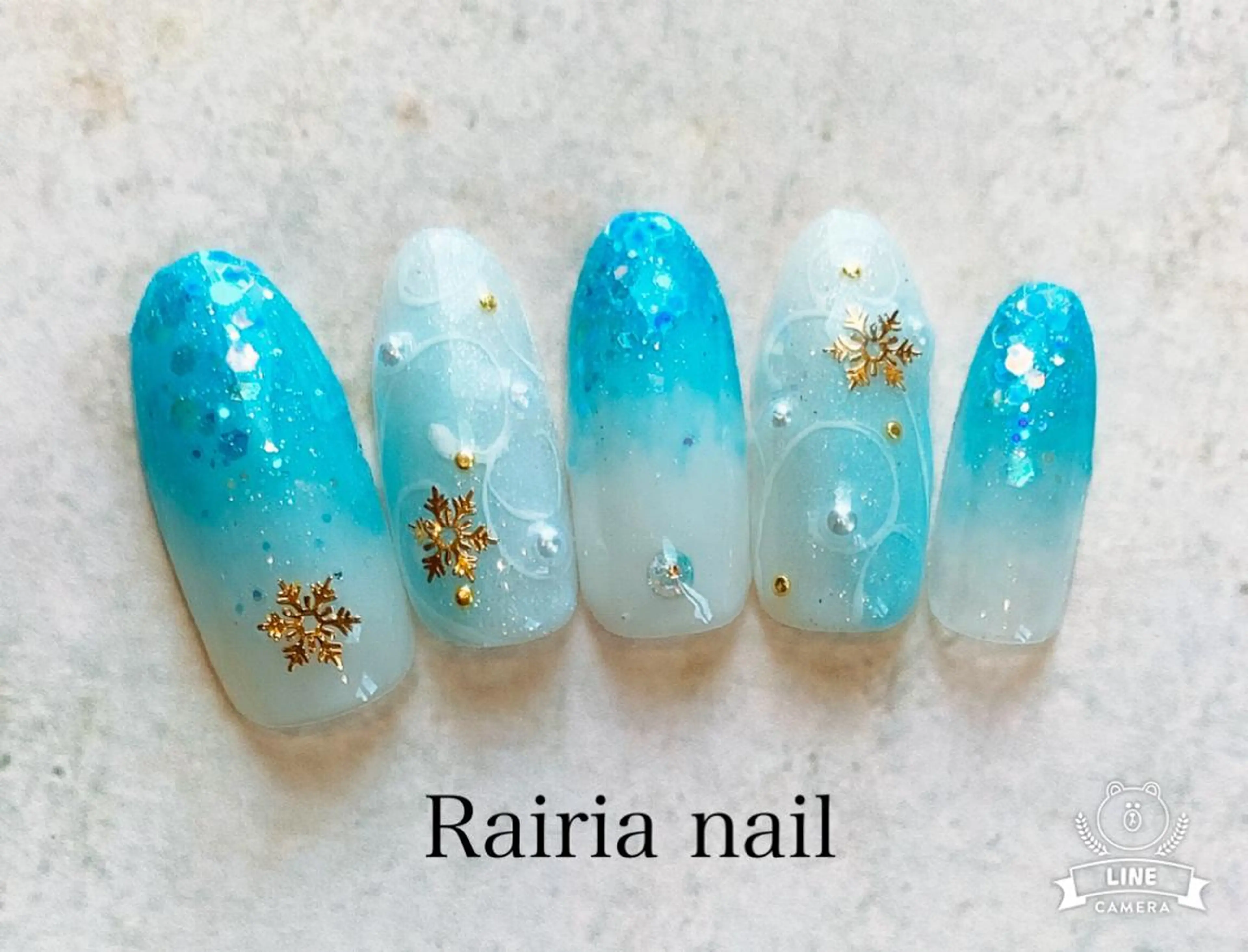 ネイル アートネイル 冬ネイル Rairia nail本八幡店のネイルデザイン