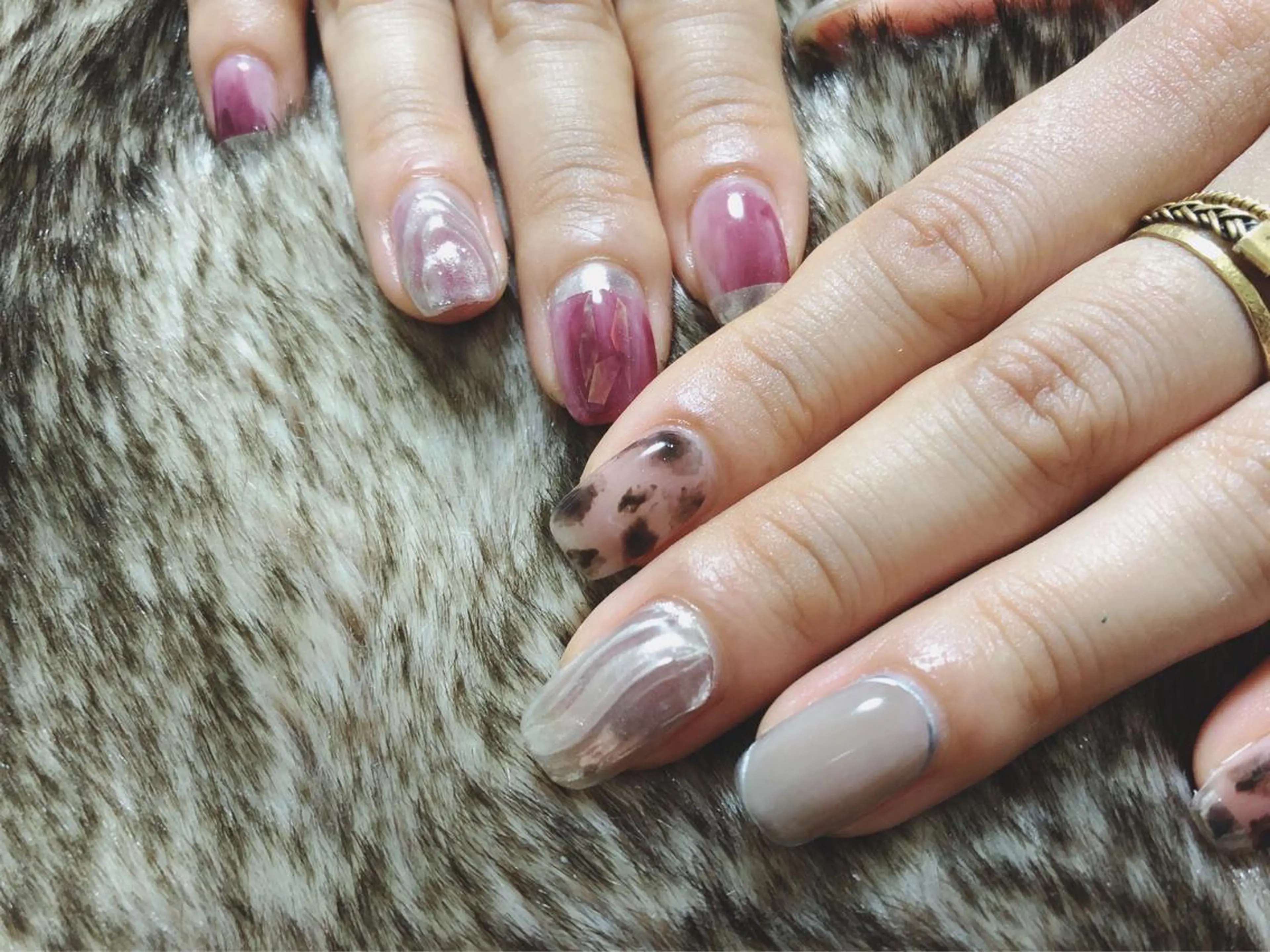 ネイル ニュアンスネイル kiki nail 二子玉川のネイルデザイン