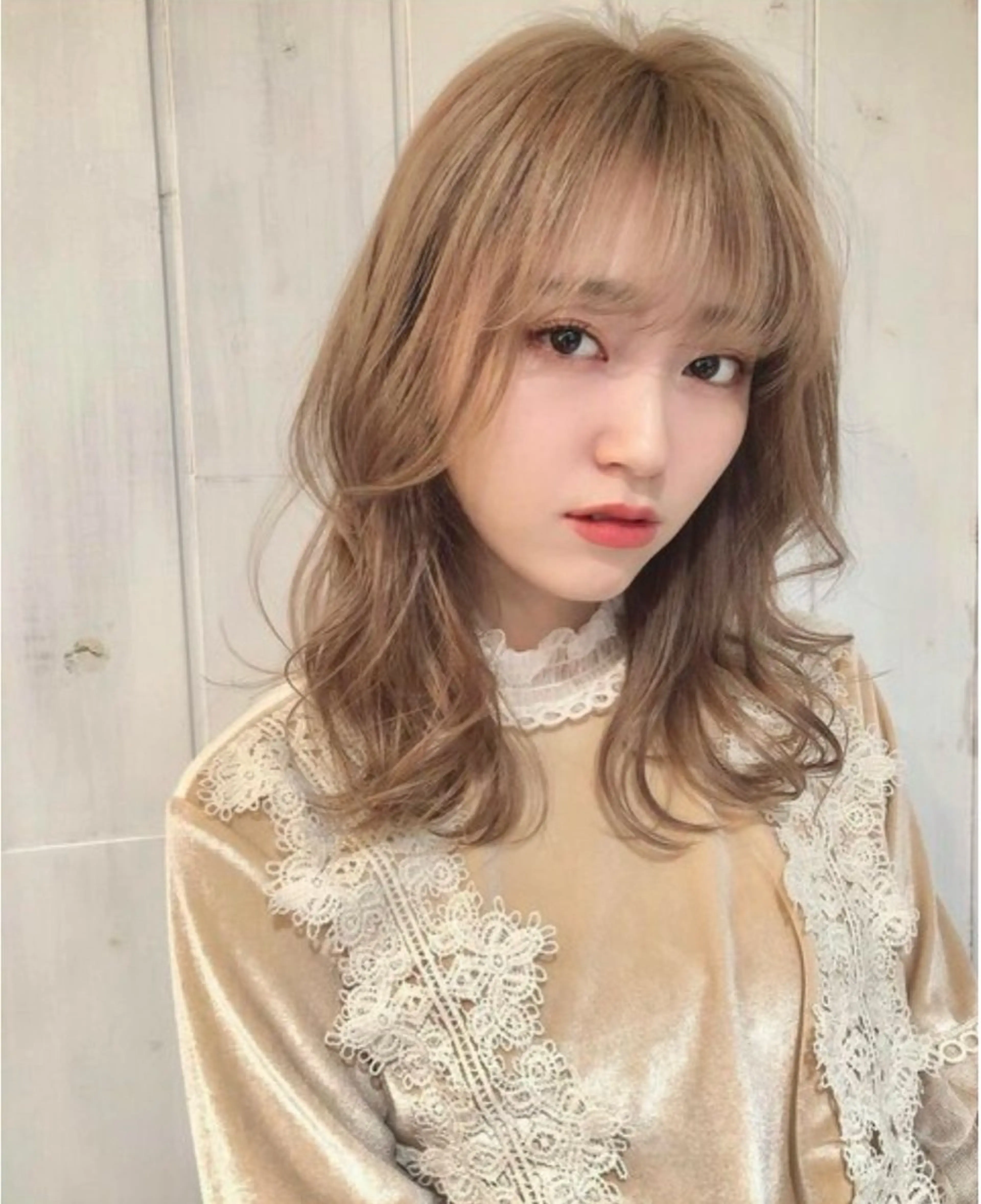 セミロング 🦋ミルクティーベー ジュ🦋mayukiのヘアスタイル