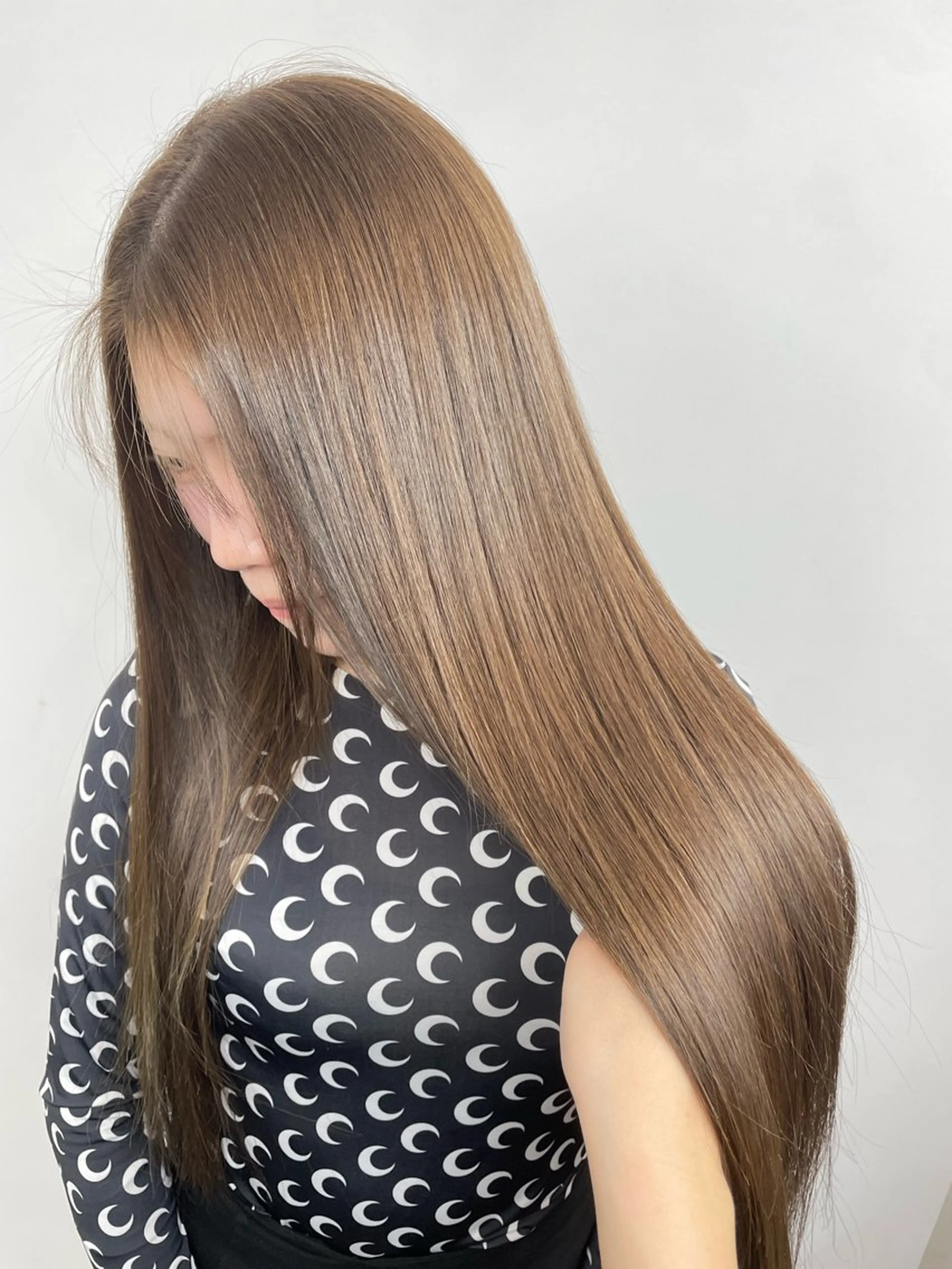 ロング ハル🫧エクステ難波 韓国ヘア髪質改善のヘアスタイル