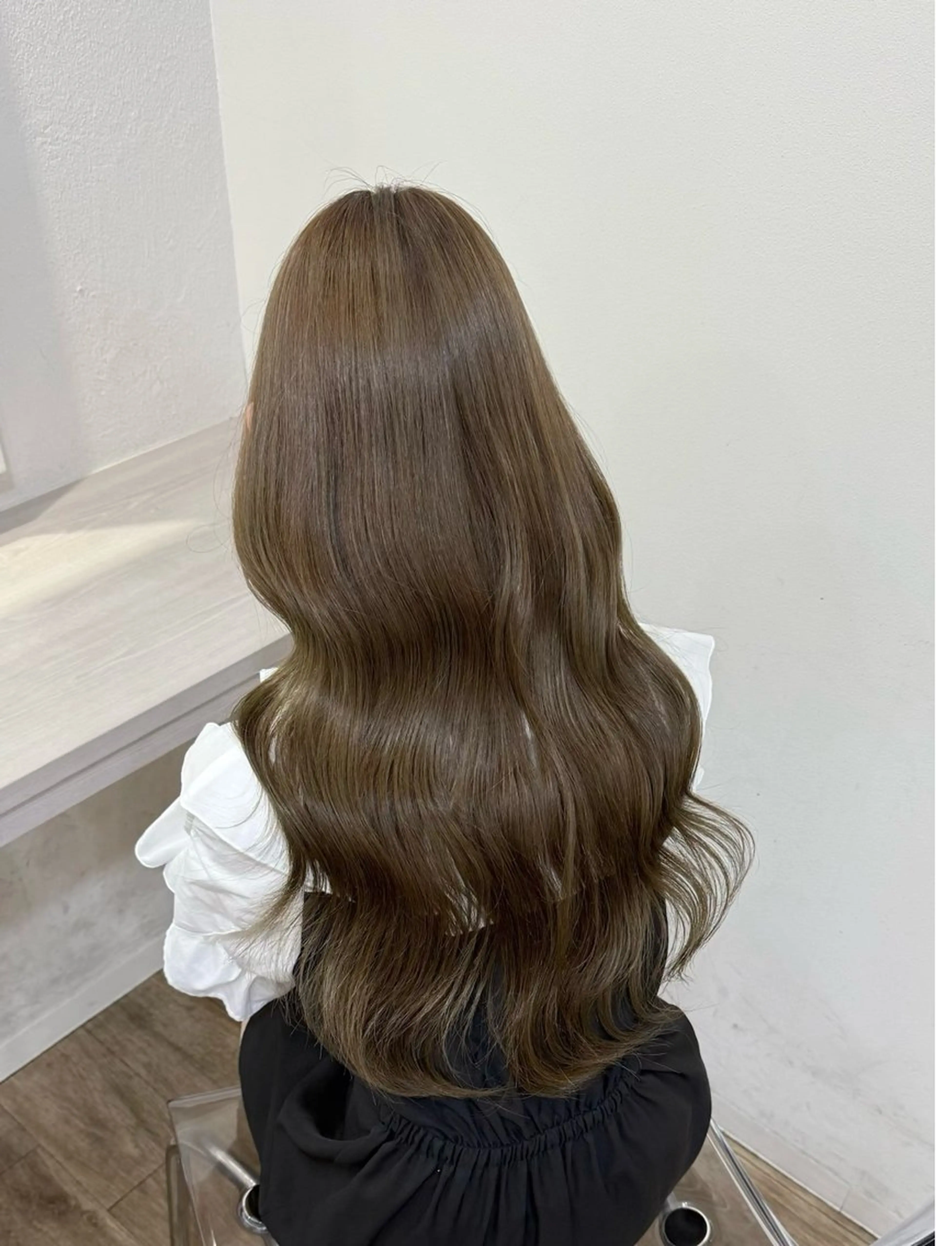 ロング カラー ヘアアレンジ ヘアカラー トリートメント 茶屋町/ワンカラー RAN　モデル募集中のヘアスタイル
