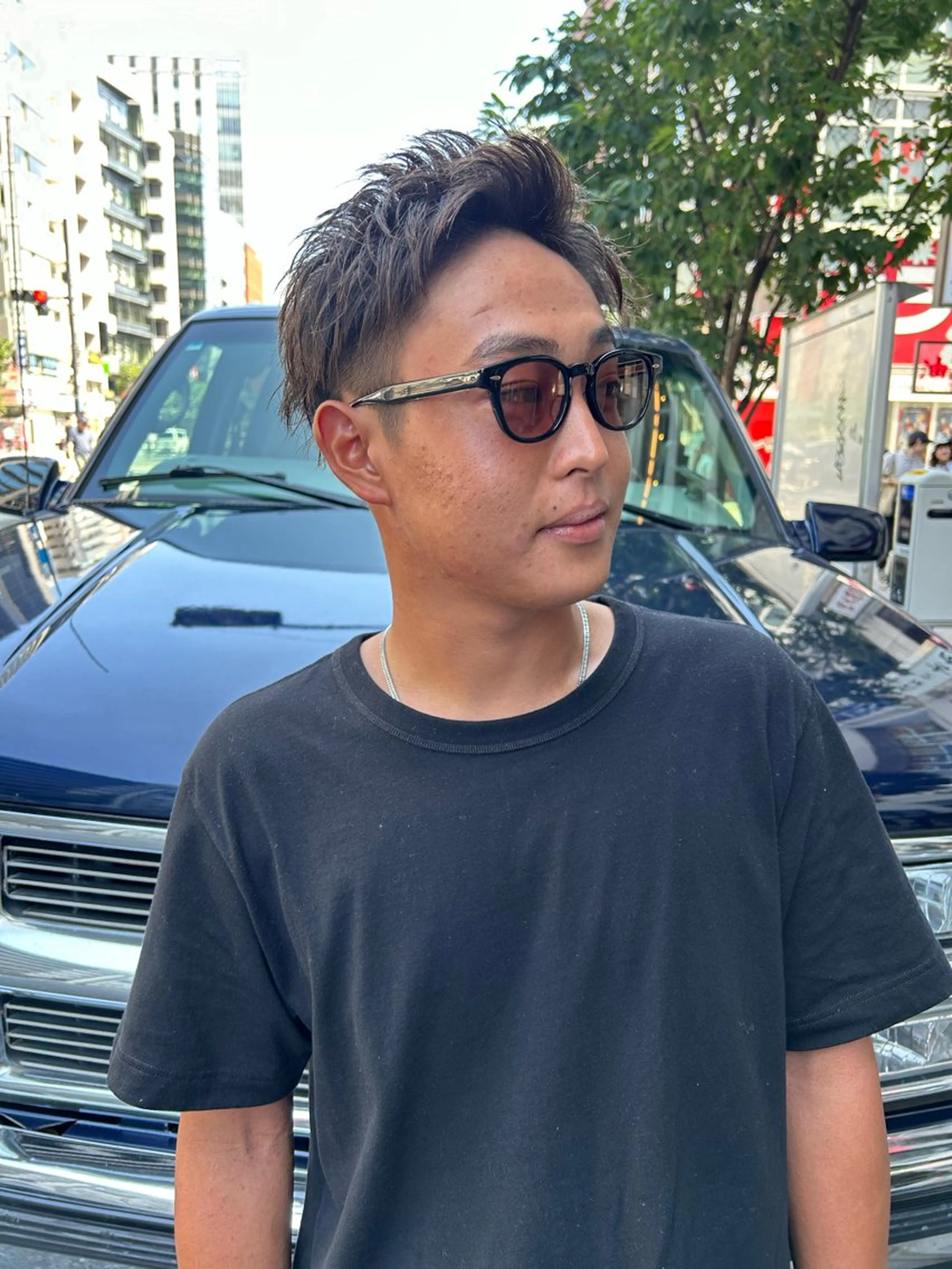 ショート メンズ メンズブリーチ メンズハイライト メンズインナーカラー メンズパーマ プードルパーマ カット charme所属・💈メンズ特化 /伊藤大輝💈のヘアスタイル
