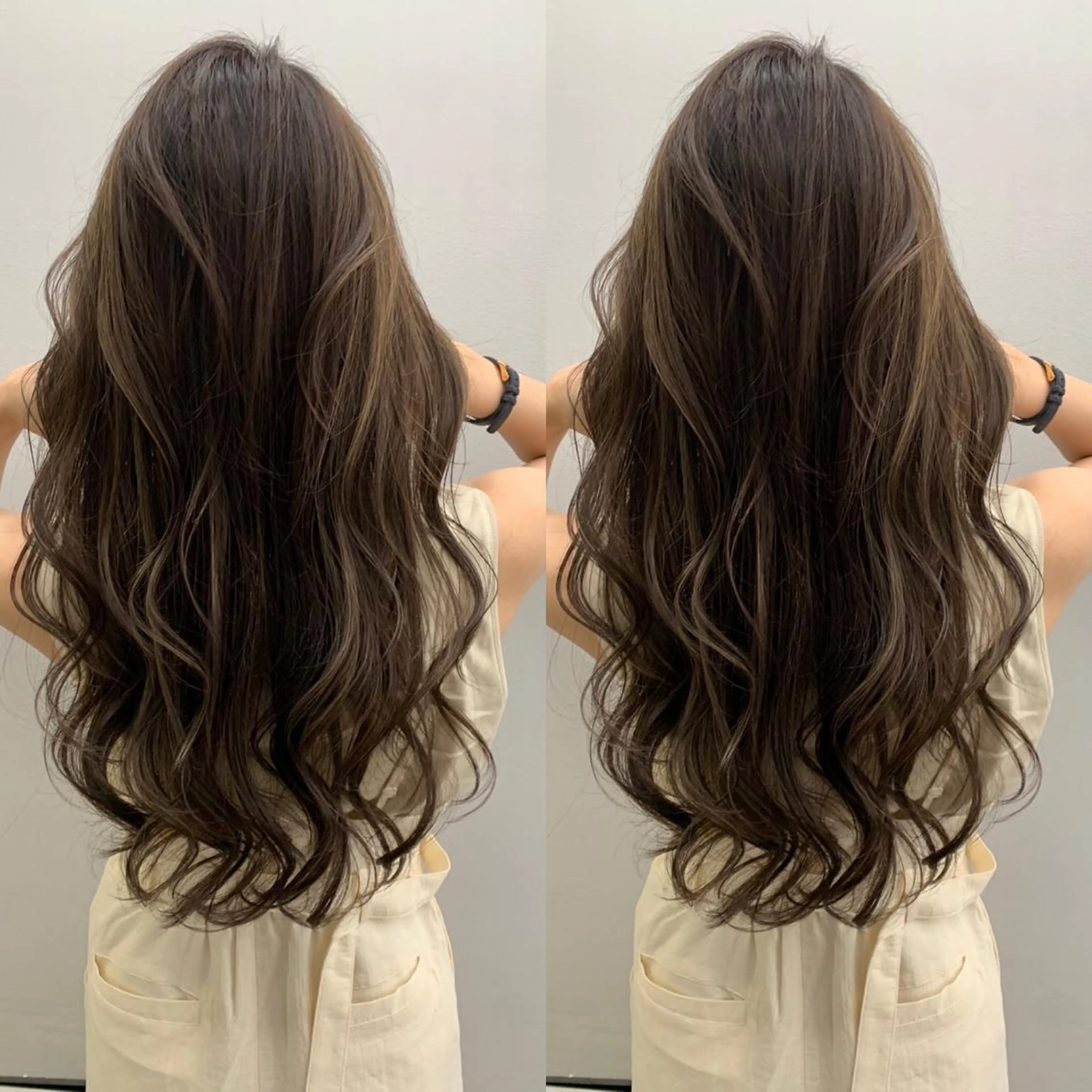 カラー ハイライトカラー オリーブカラー 髪質改善 韓国/レイヤー NOISM天王寺のヘアスタイル