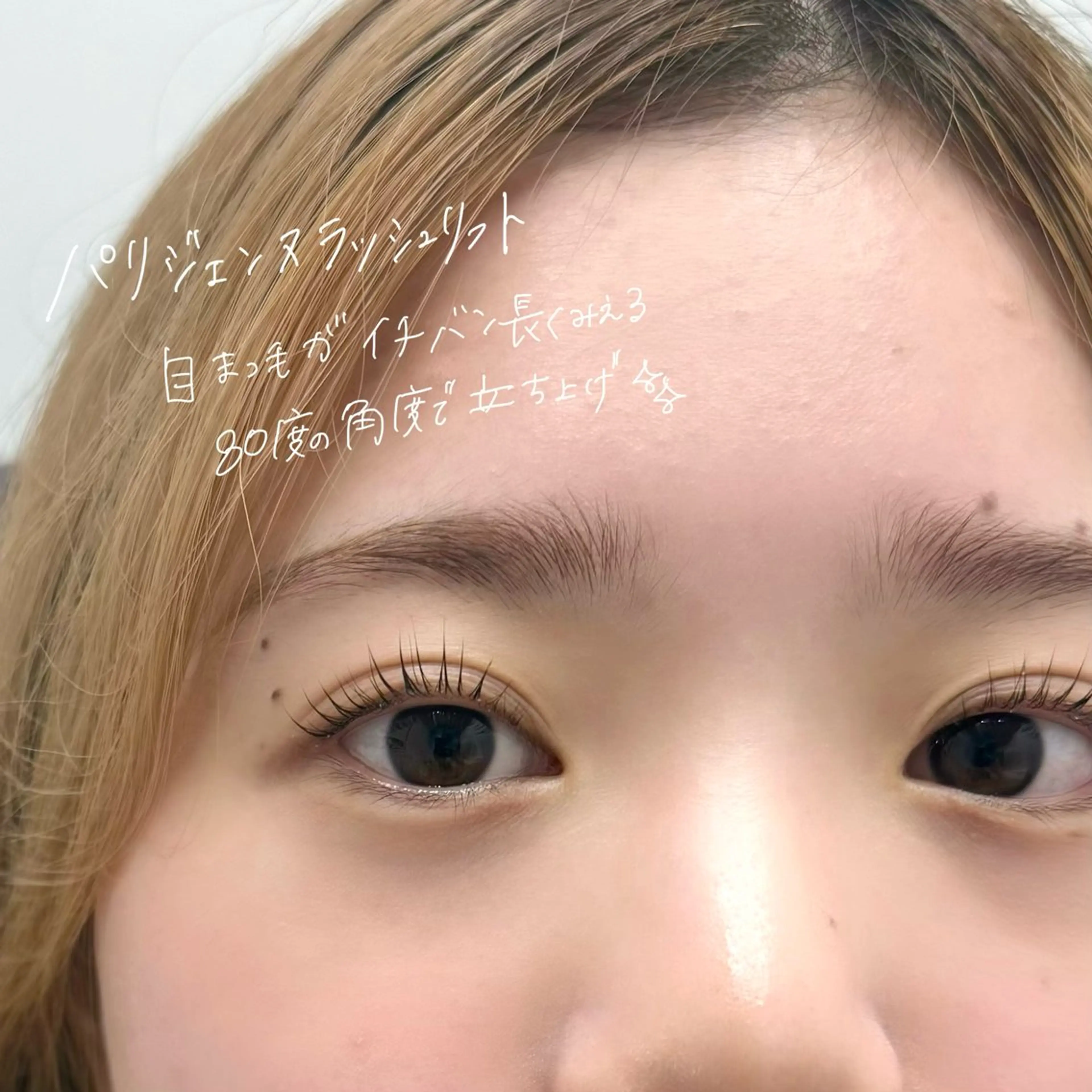 《ミニモ学割24歳まで》パリジェンヌラッシュリフトorラッシュリフト｜アイシャンプー付🫧の写真