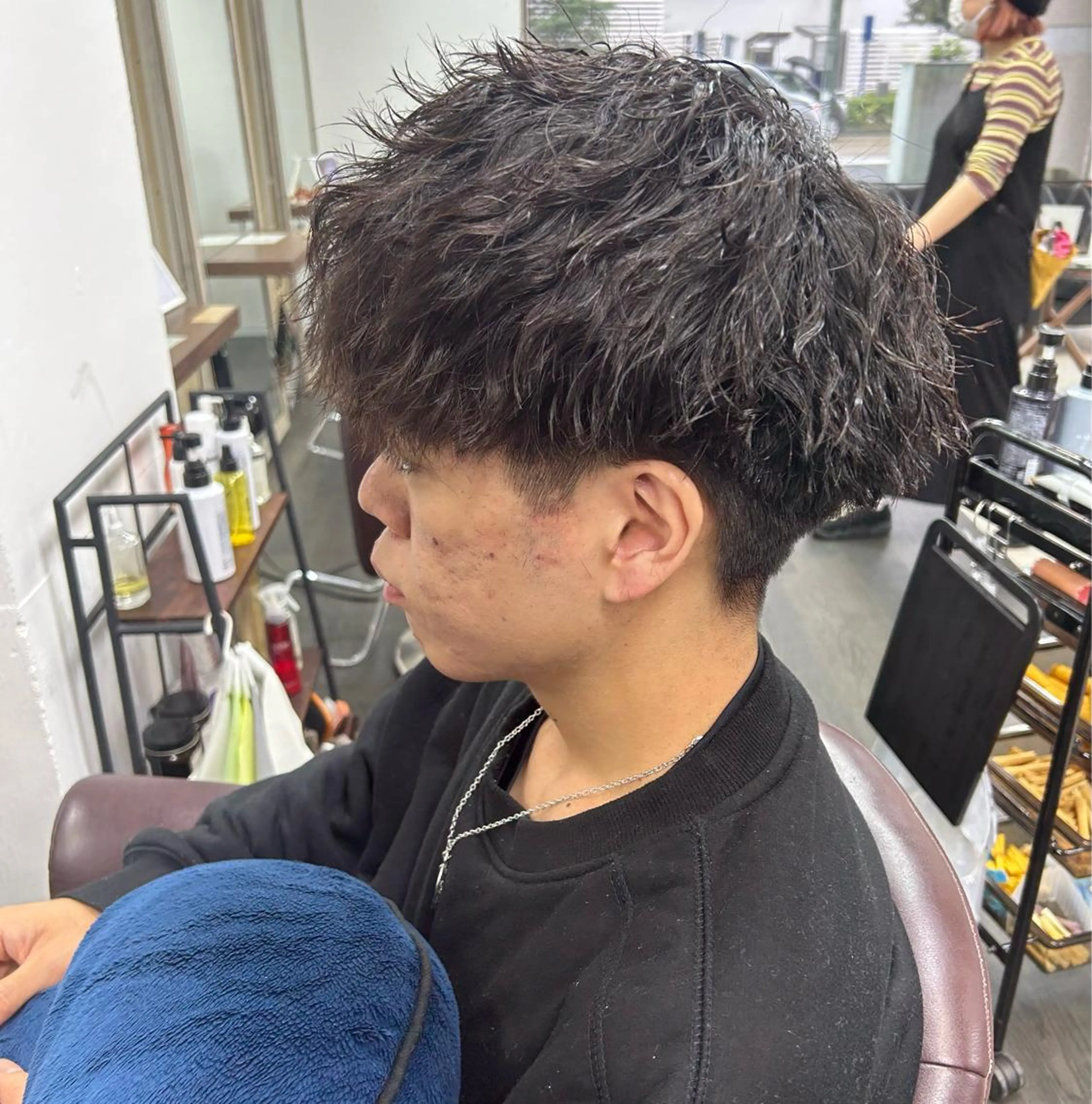 ショート パーマ メンズ スパイキーショート ショートヘア メンズパーマの達人 /タカシマ　ダイスケのヘアスタイル