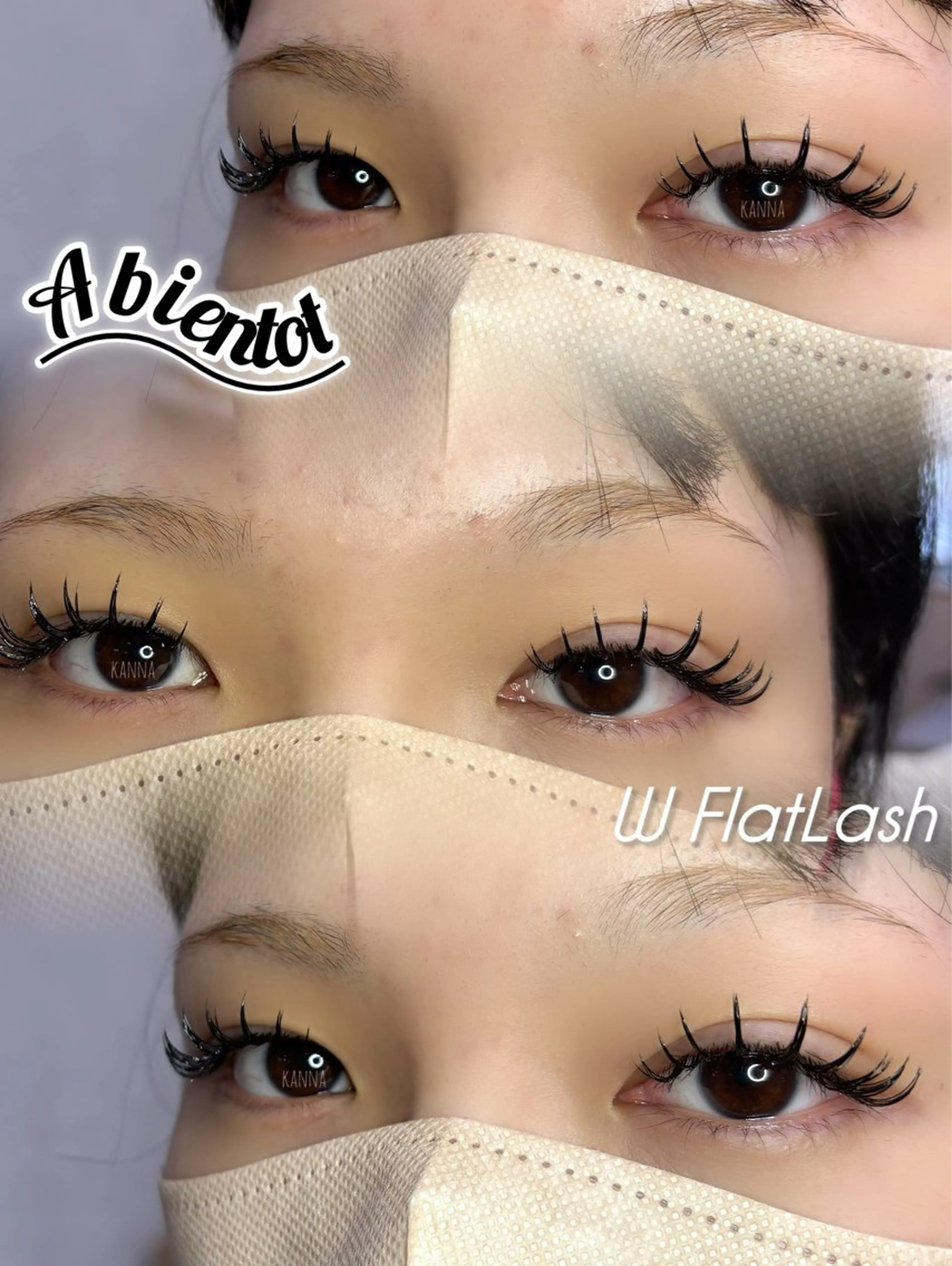 マツエク・マツパ Abientot Kannaのマツエク・マツパデザイン