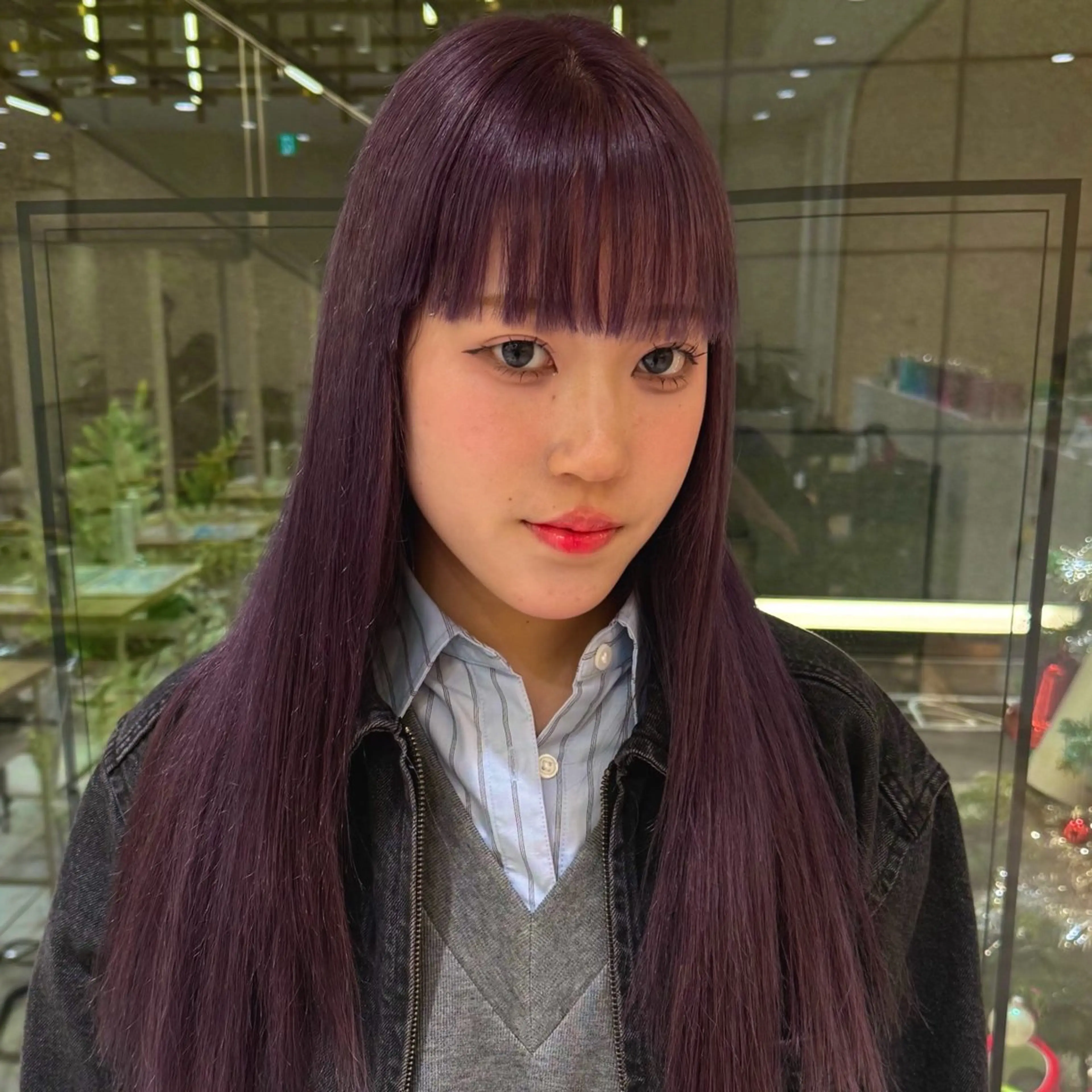 ロング [ ]Shiro シロ 熊谷 美容室所属・韓国系レッドカラー mikuのヘアスタイル