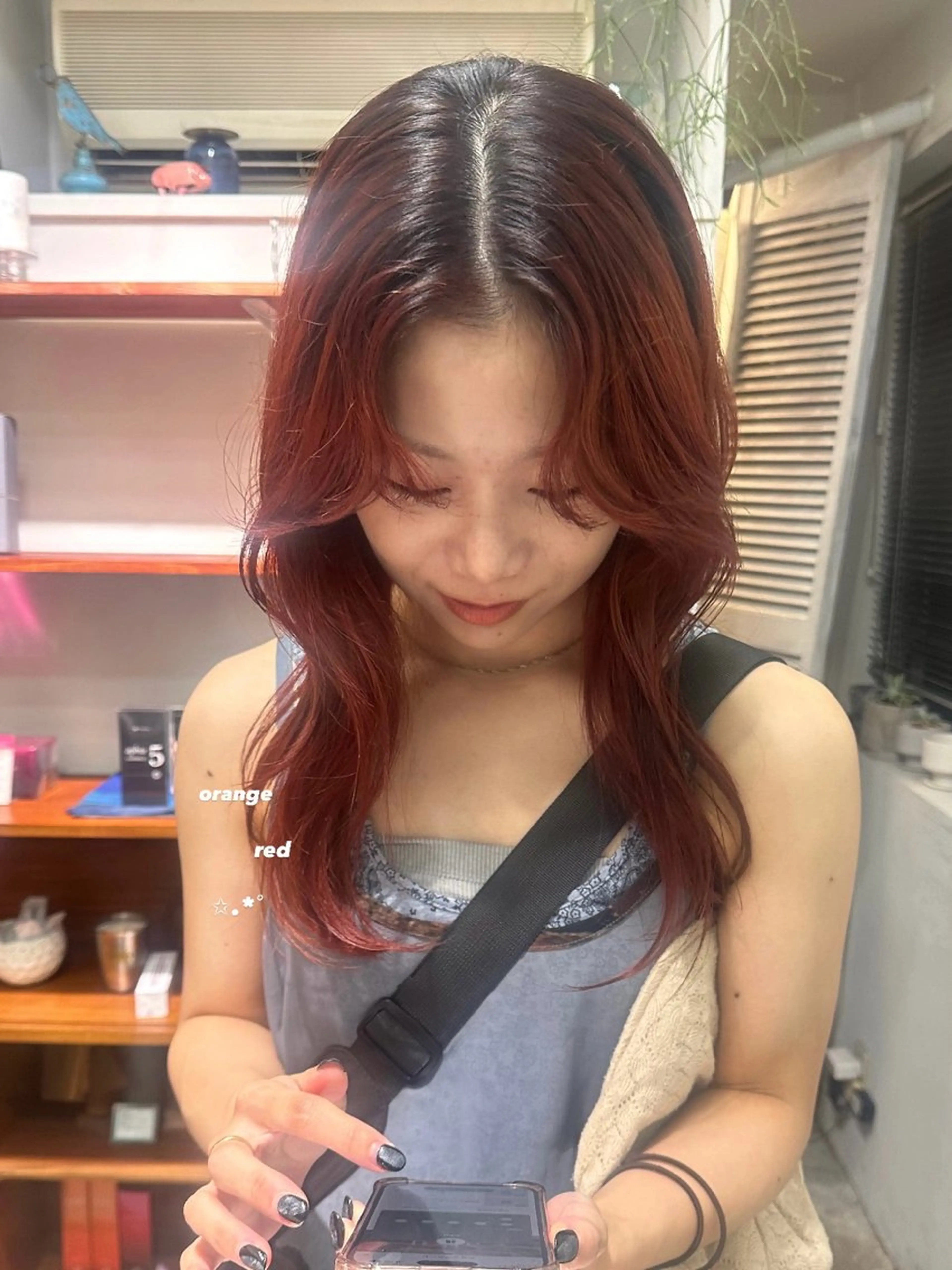 ロング カラー 暖色カラー/レイヤー 🌙 オノユリカのヘアスタイル