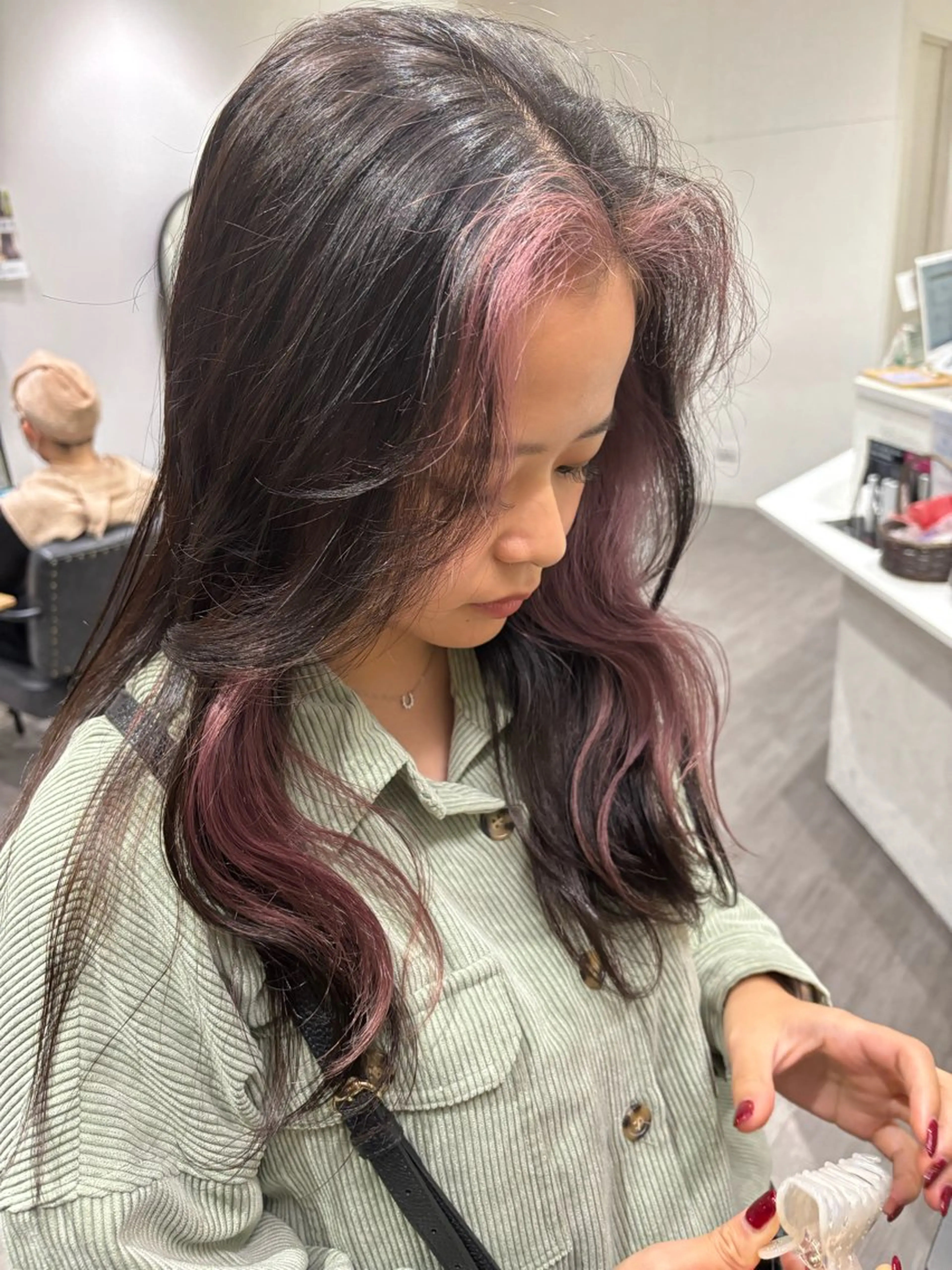ロング ミストバング cocotte🦋 miyuのヘアスタイル