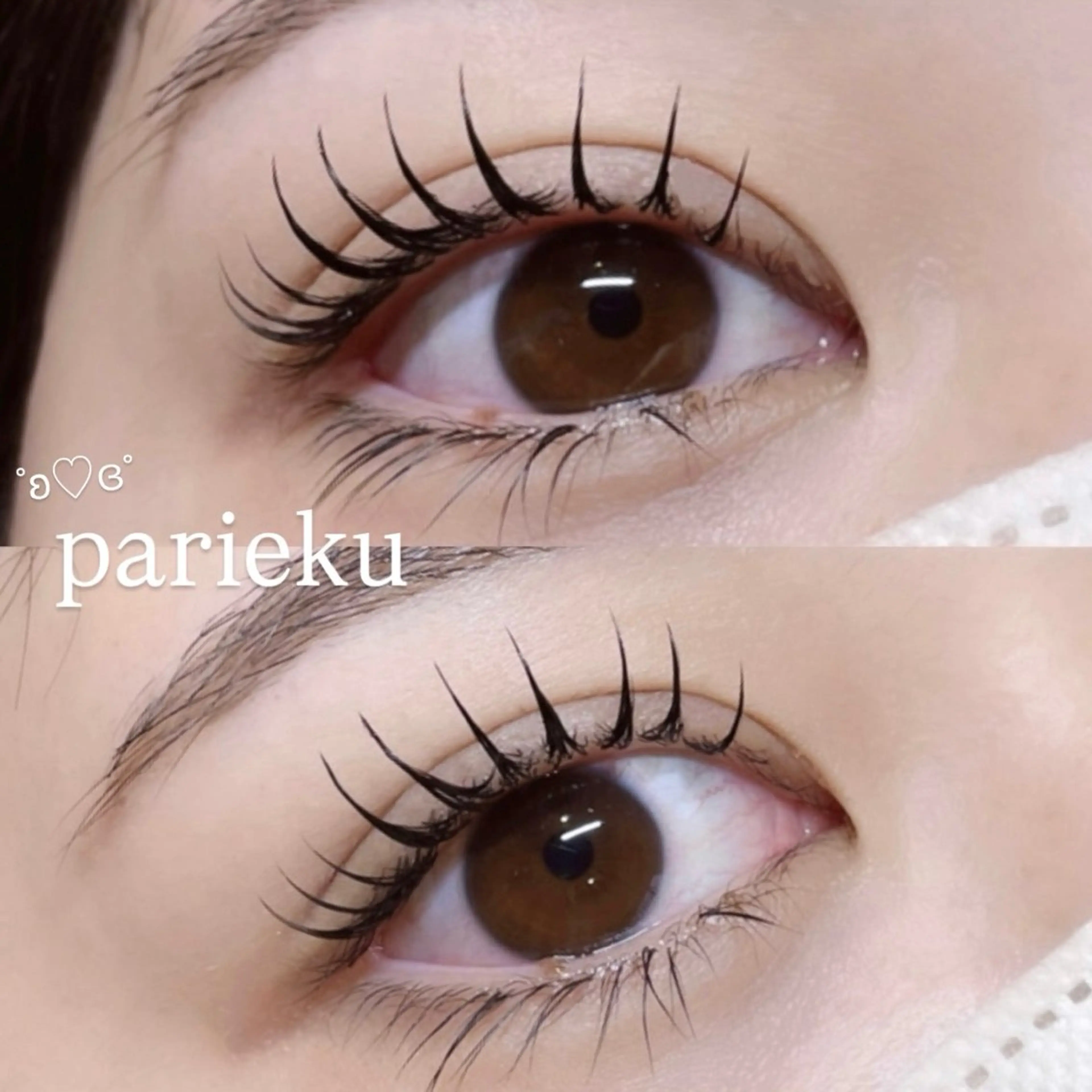 マツエク・マツパ マツエク Mell Yuuna ♡パリエク /束感のマツエク・マツパデザイン