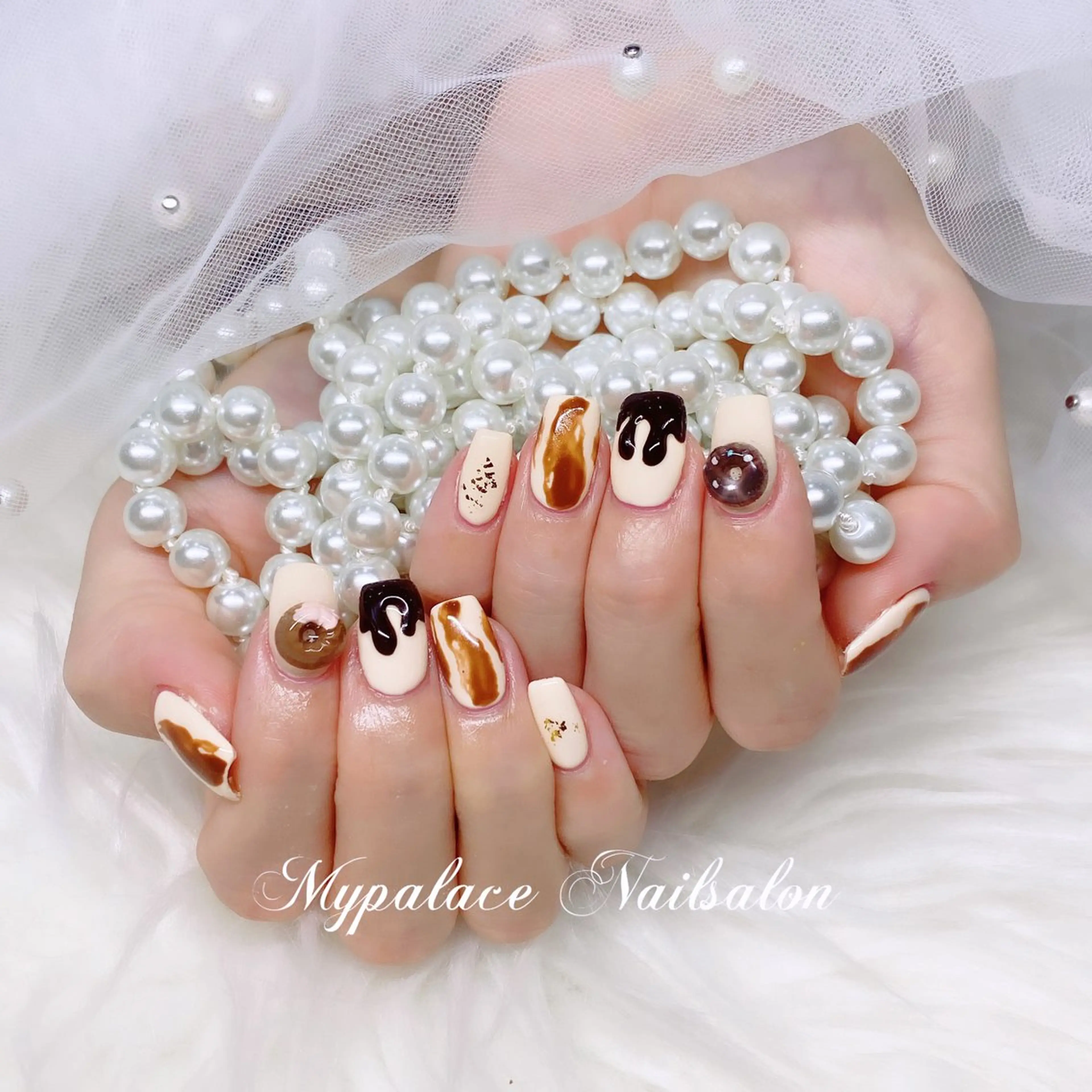 ネイル バレンタイン ハンドネイル Yuis Nailスカルプ専門のネイルデザイン