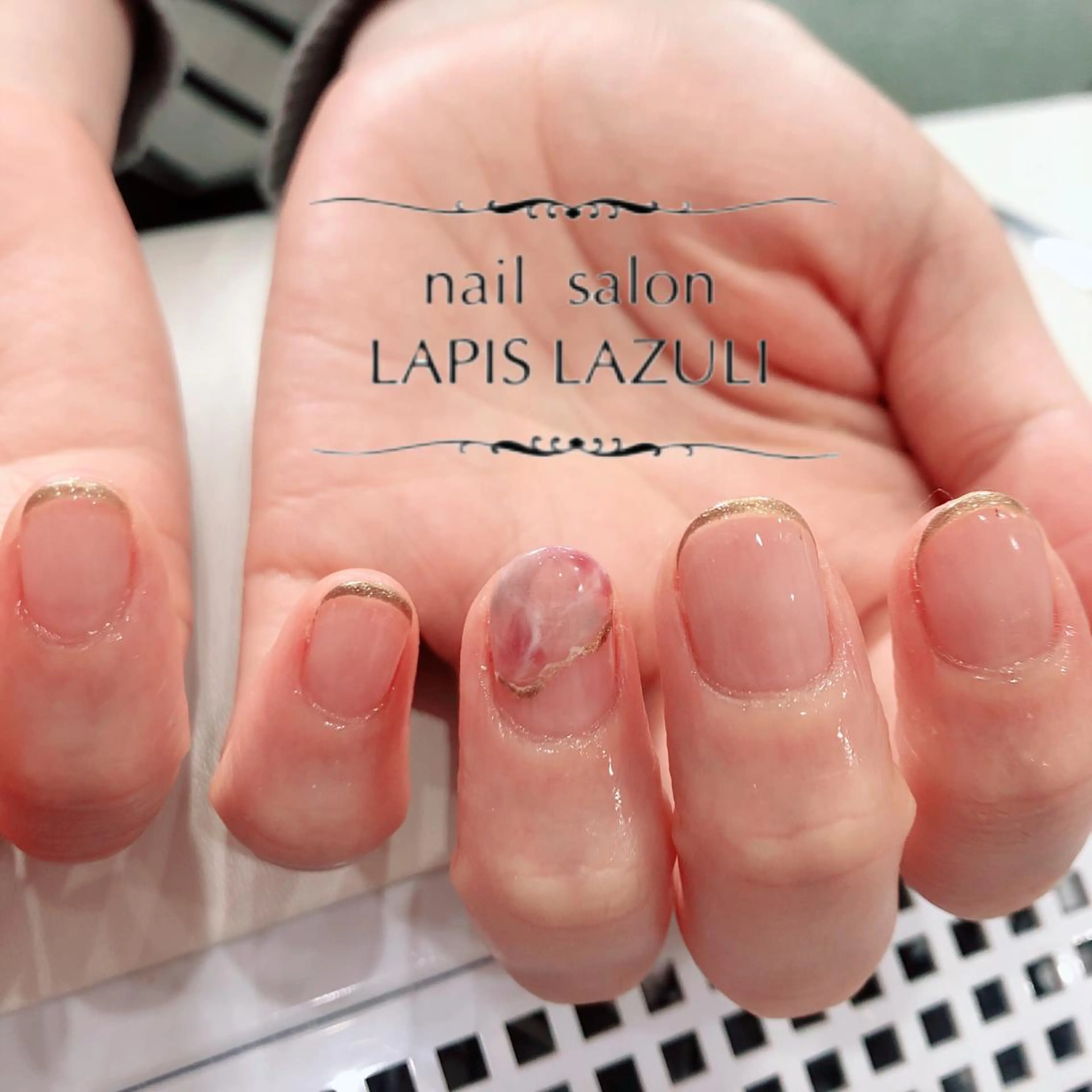 ネイル nail salon ラピスラズリのネイルデザイン