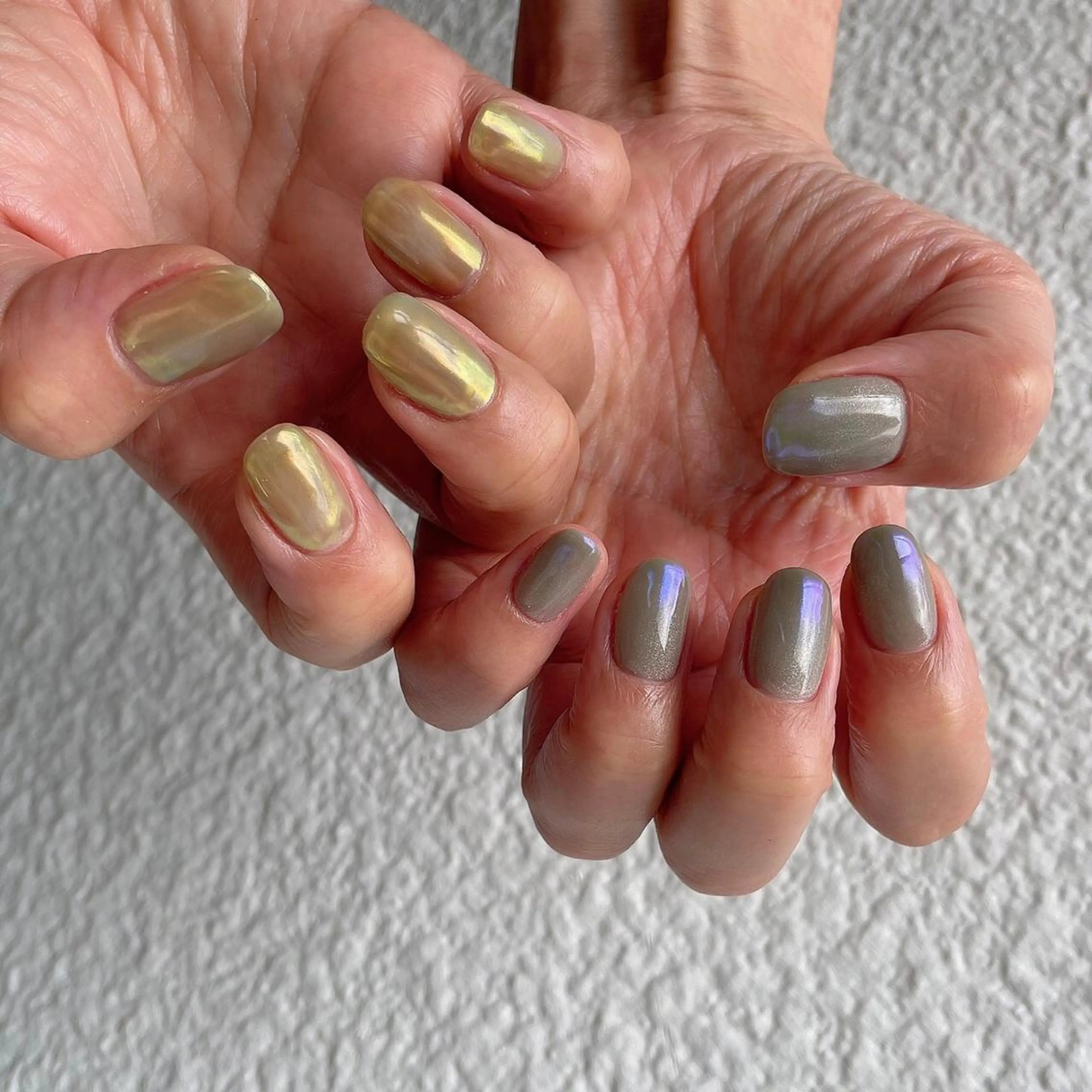 ネイル オーロラネイル ハンドネイル lilbondir. chiharuのネイルデザイン