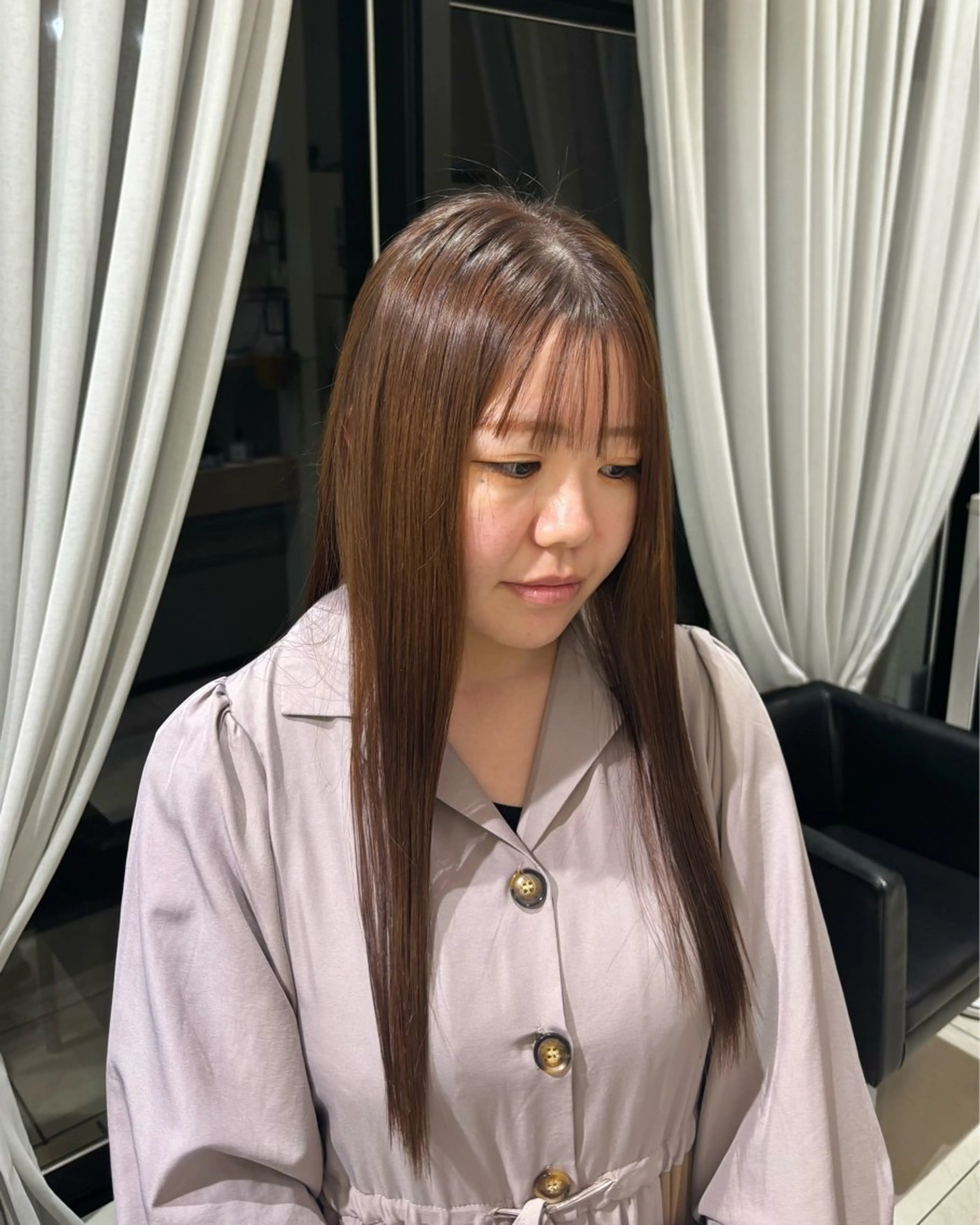 カラー ヘアカラー 辻村 彩華のヘアスタイル