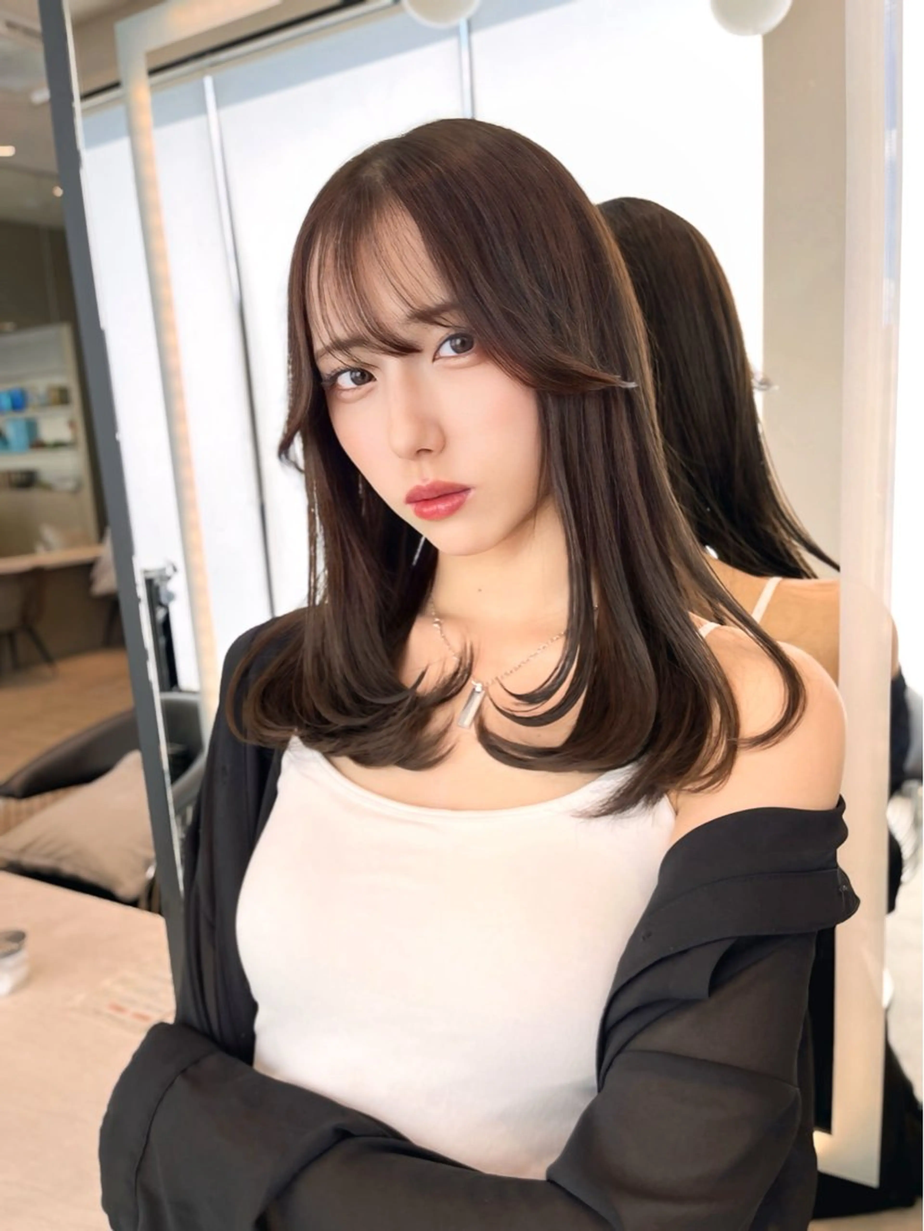 ミディアム 韓国レイヤー/ボブ 髪質改善/TAKAのヘアスタイル