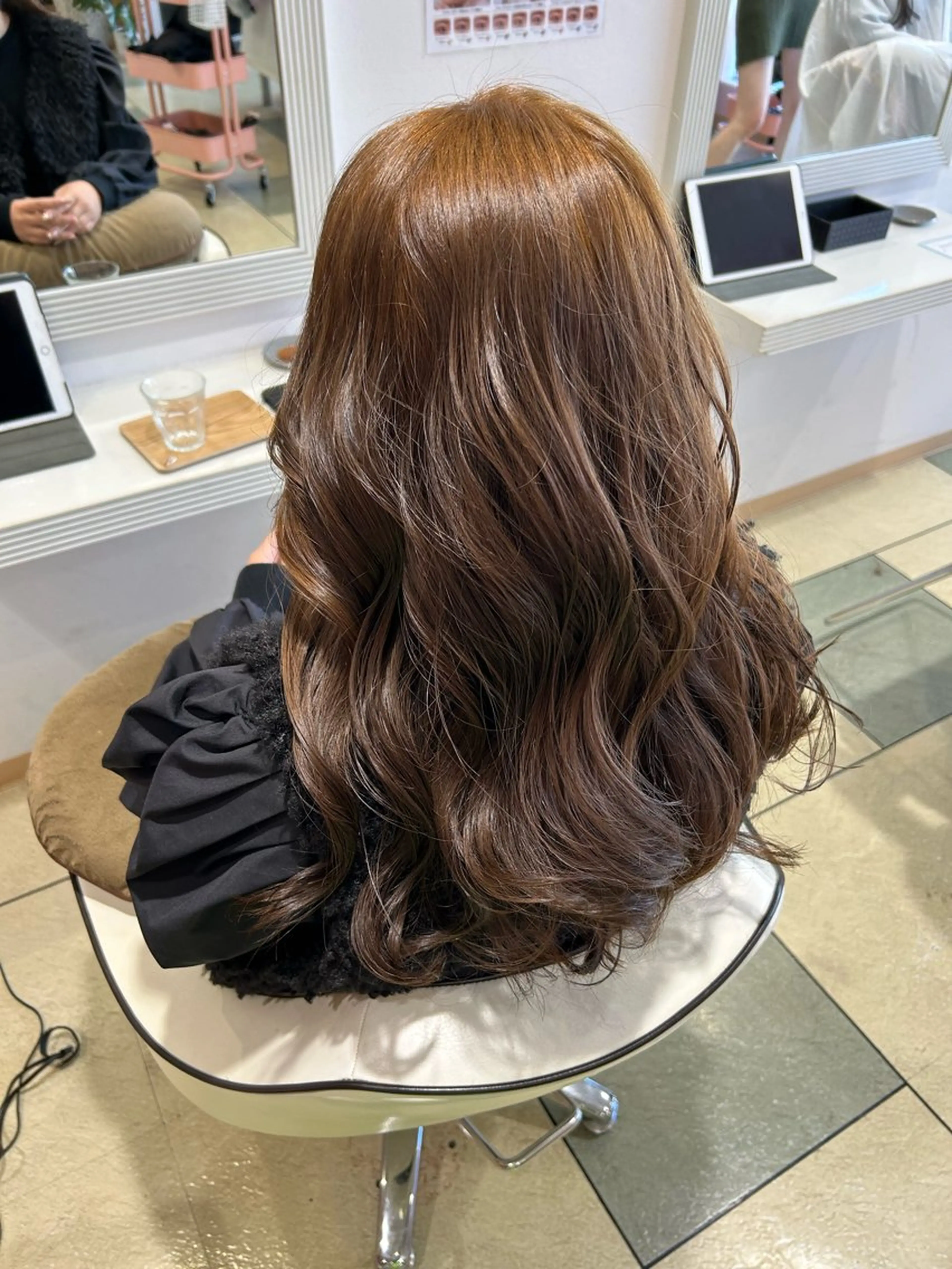 ロング カラー 🩷愛咲🩷レイヤー /透明感カラーのヘアスタイル