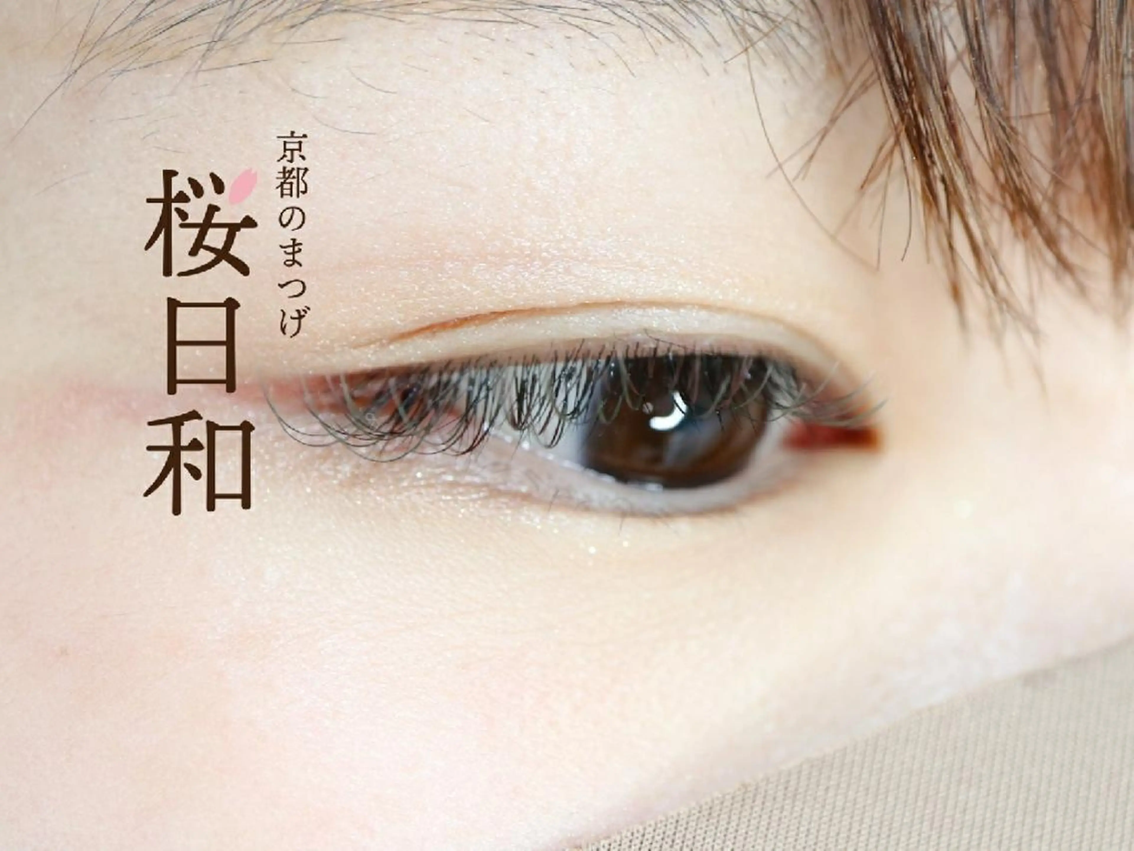 マツエク・マツパ Cカール カラーマツエク フラットラッシュ まつげパーマ セクシー 京都のまつげ桜日和 小島美桜のマツエク・マツパデザイン