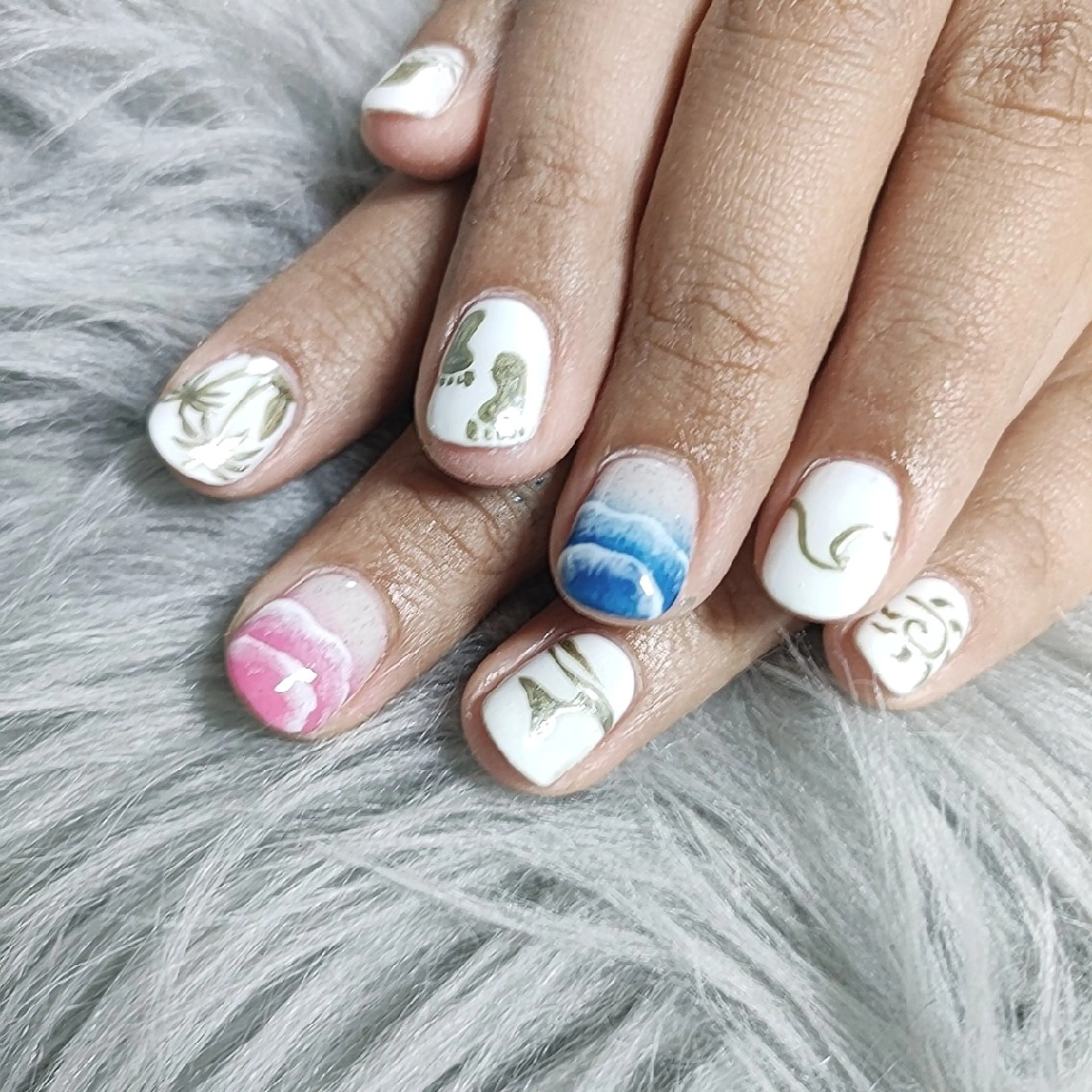 ネイル ハンドネイル Kame_ nail🐢💕のネイルデザイン