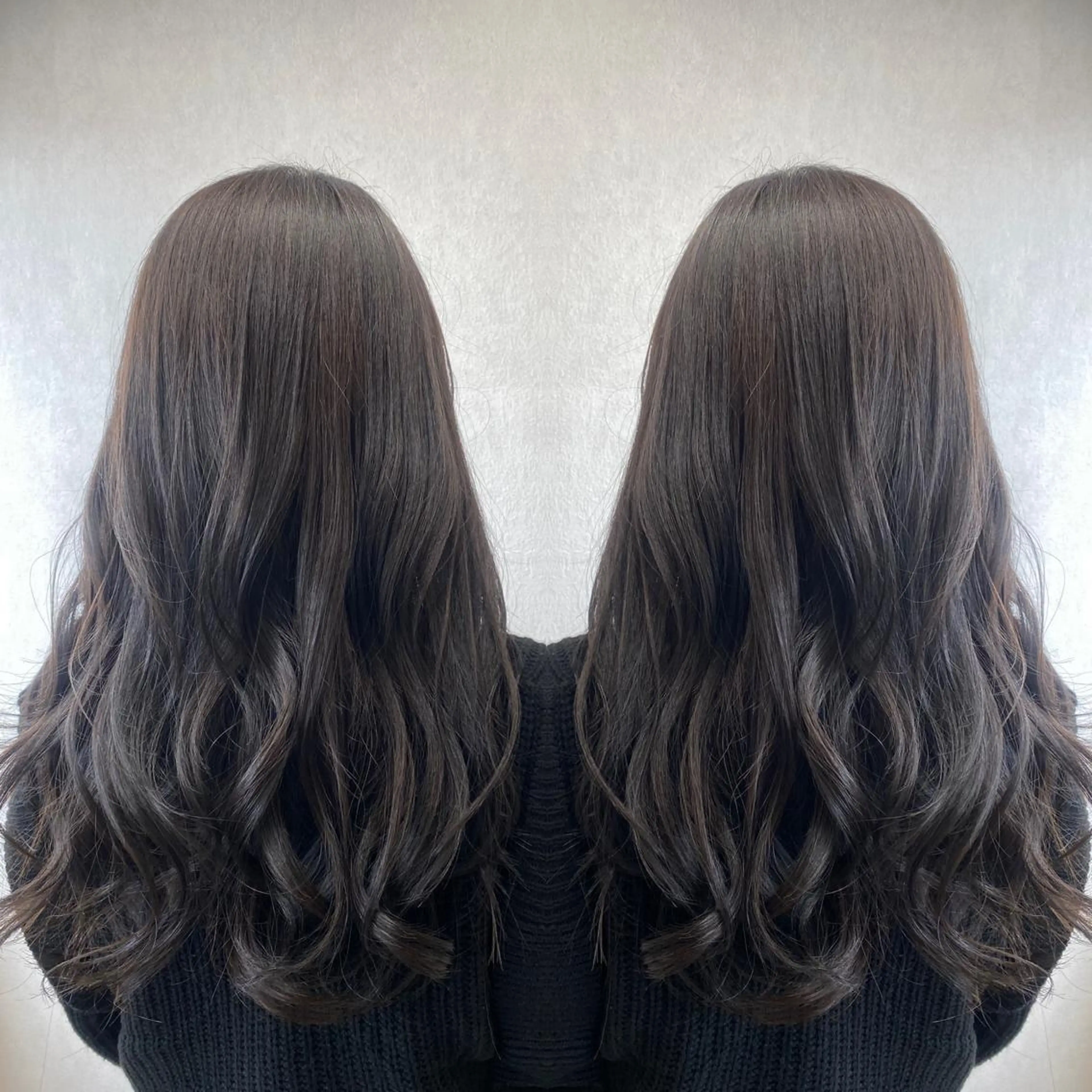 ロング カラー カット トリートメント tocca 💜石田愛結💜のヘアスタイル