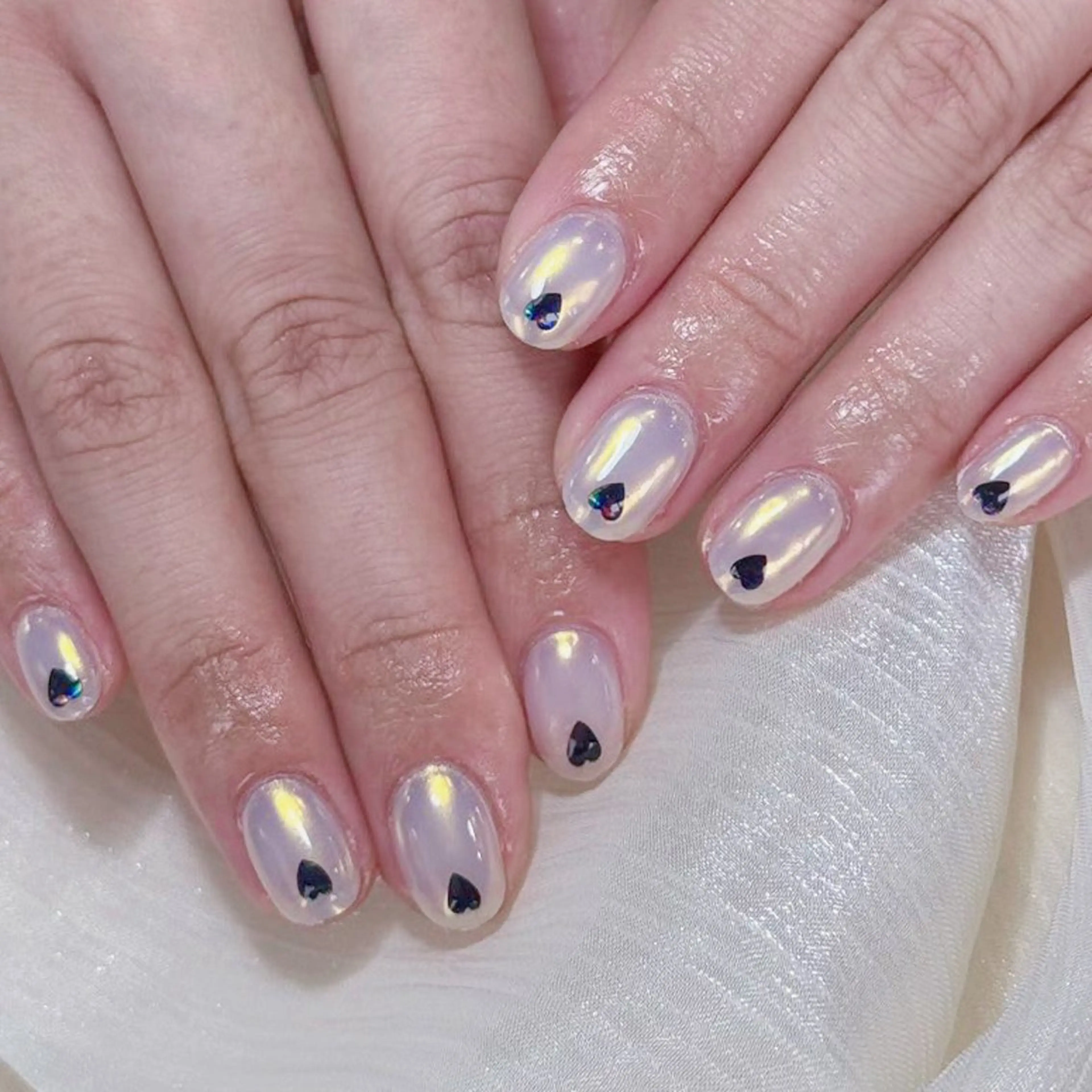 ネイル アートネイル オーロラネイル ガーリー キラキラネイル 韓国ネイル Diamond NAIL✨のネイルデザイン
