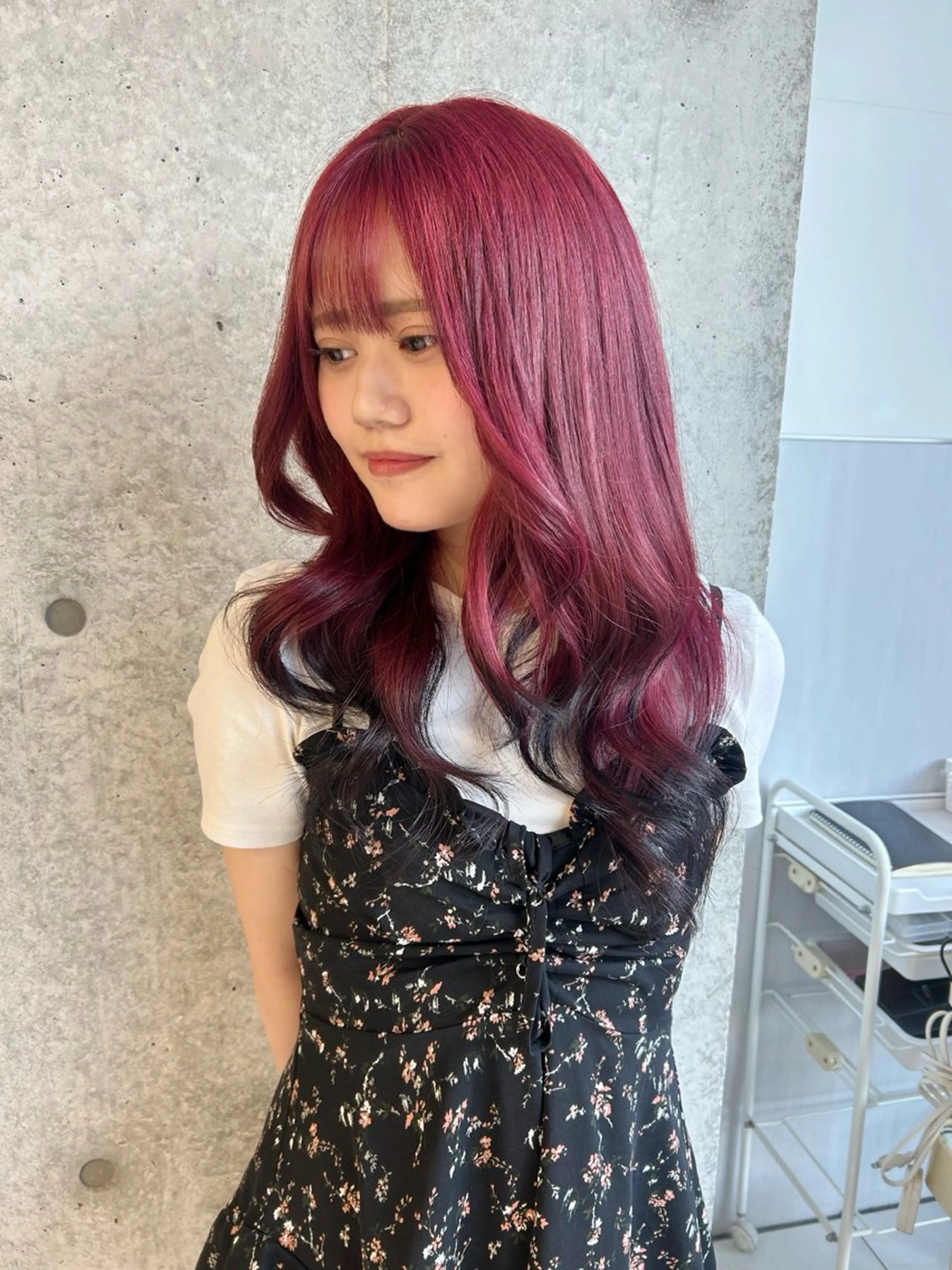 カラー カット ヘアカラー 💛akari💛/ ブリーチ/レイヤーのヘアスタイル