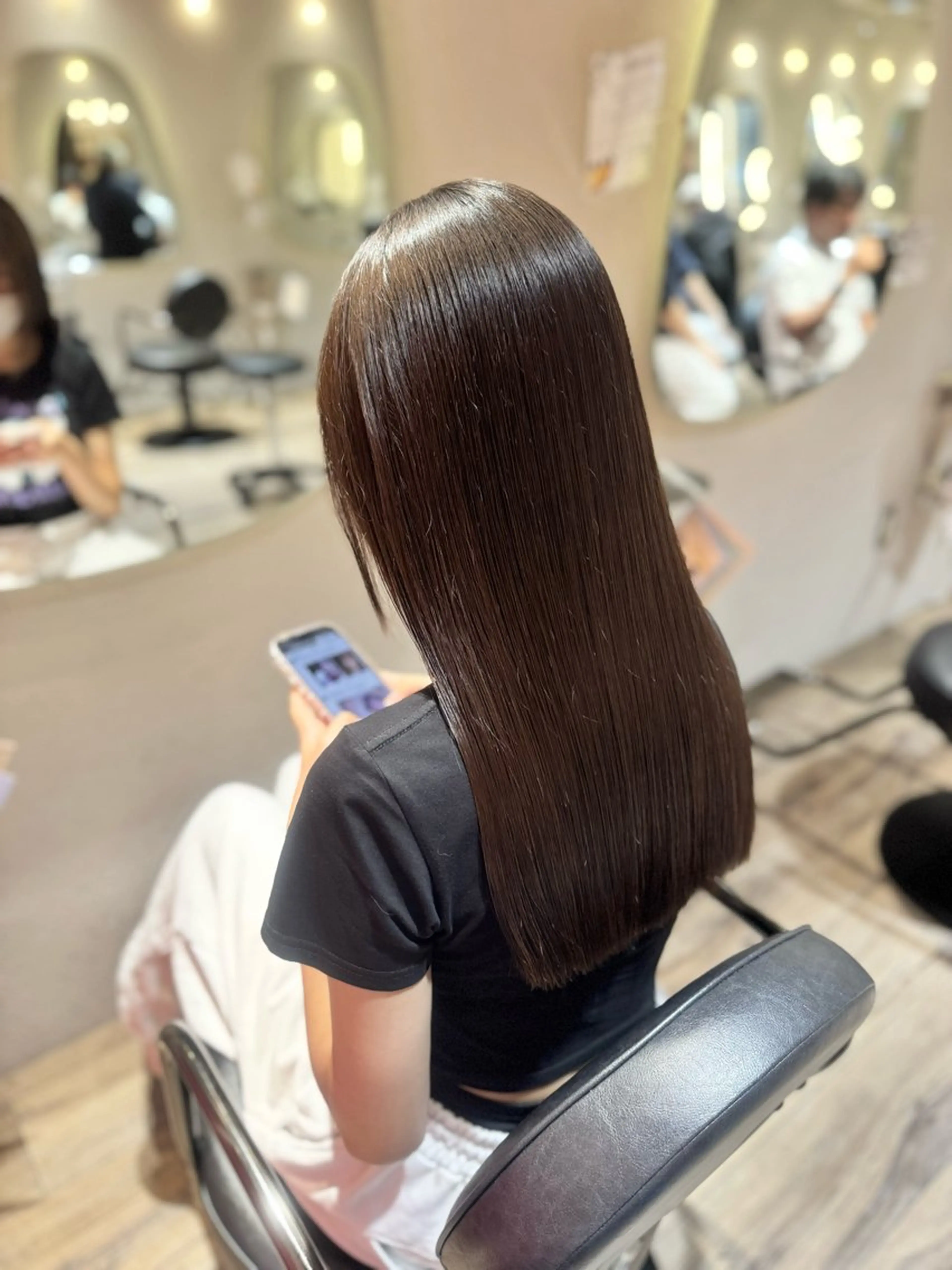 ロング カット ヘアカラー 【天満1艶髪】潤艶/ 髪質改善🌹釣本竜哉のヘアスタイル