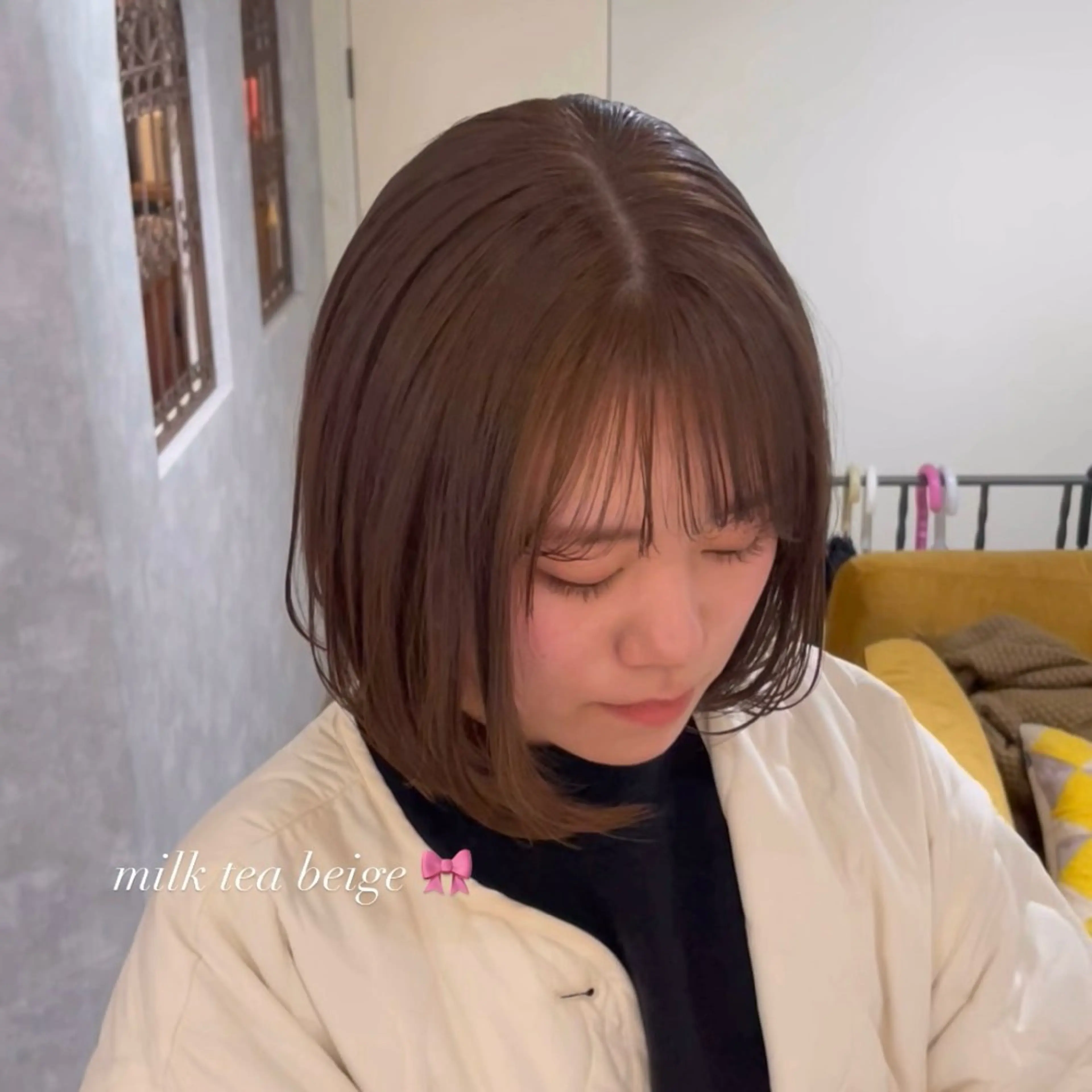ミディアム カラー Ly a jitto所属・Aoi 🎀 Ly a jittoのヘアスタイル
